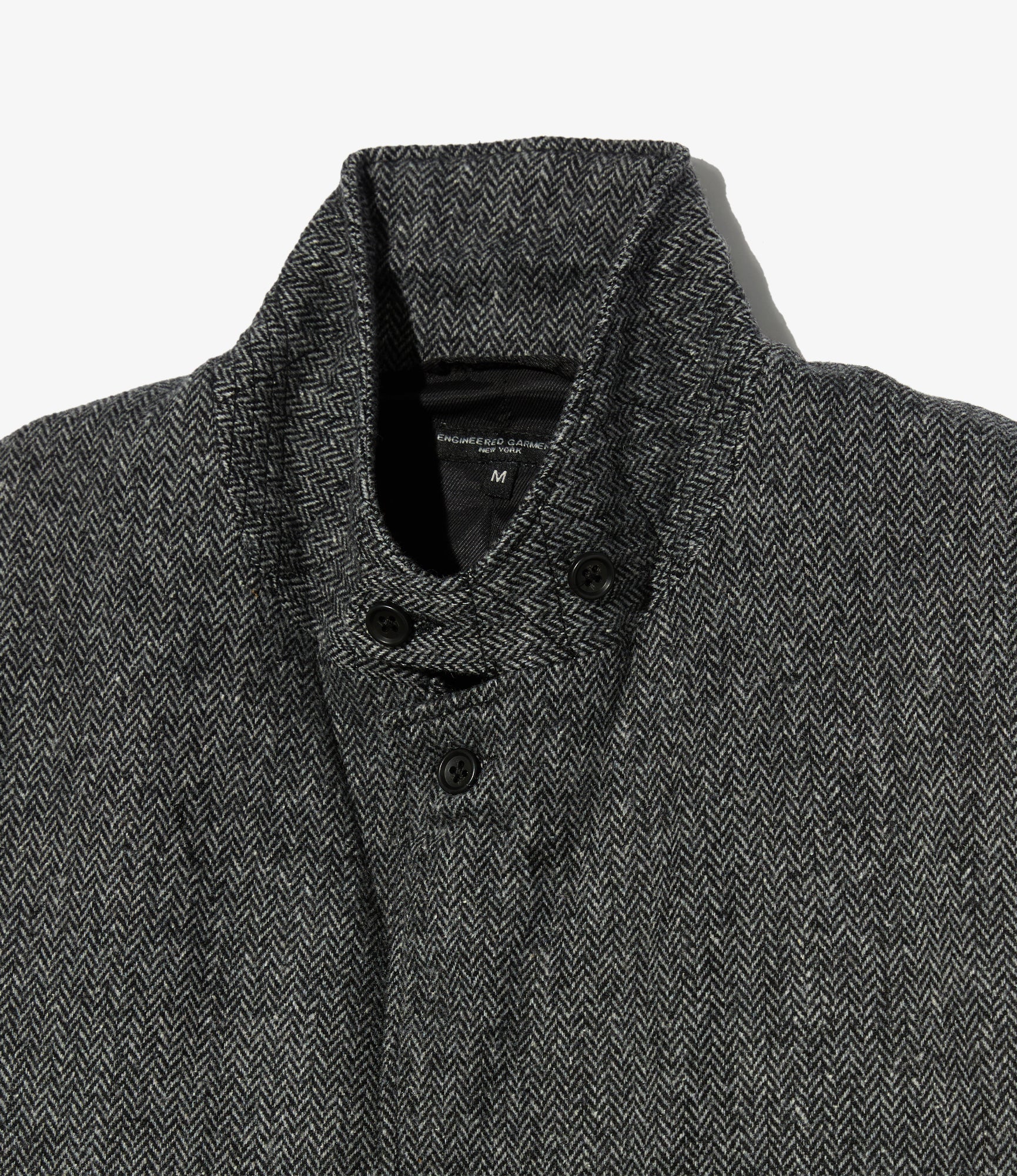 Upland Jacket - Grey Poly Wool Herringbone