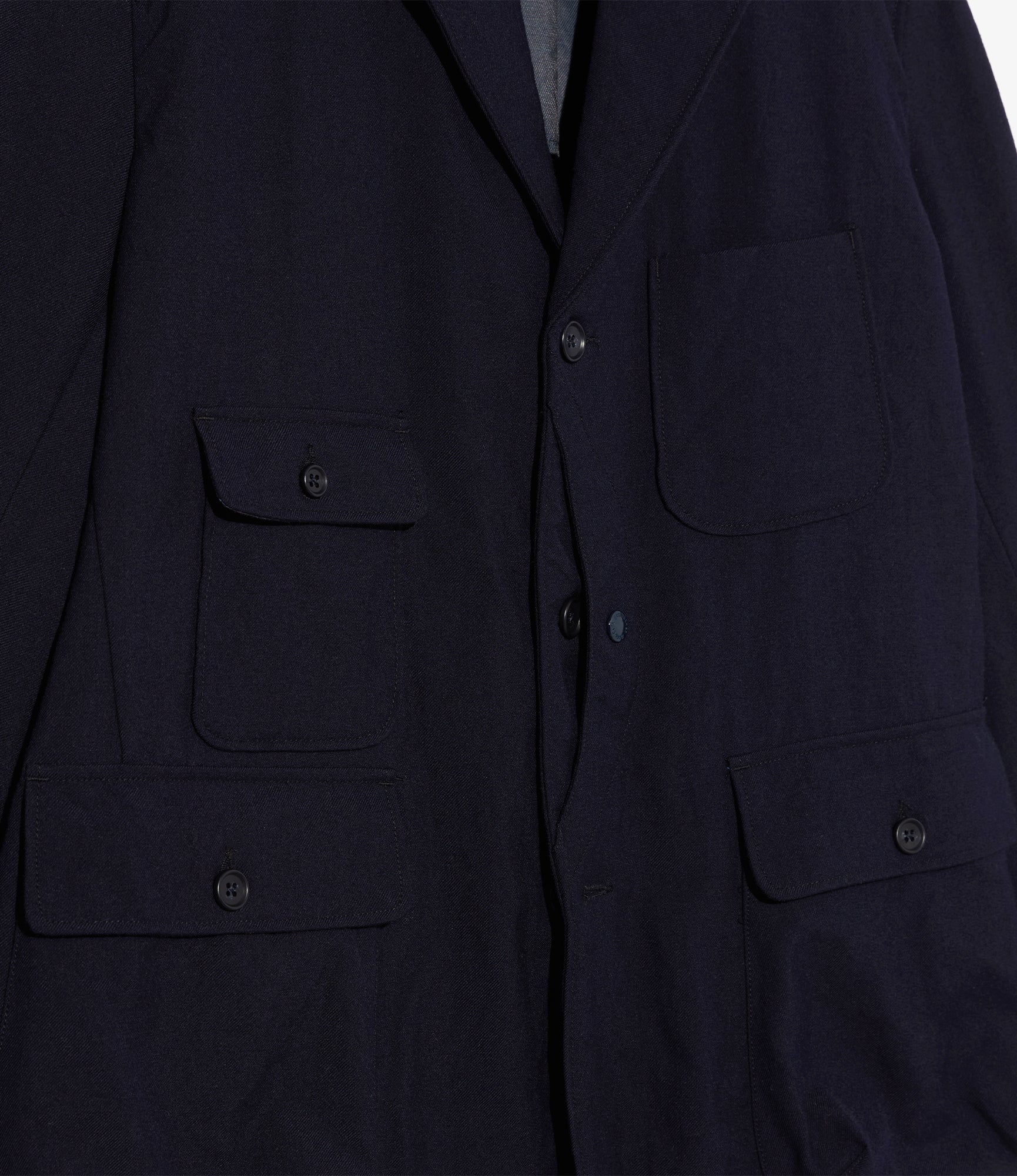 Upland Jacket - Dk.Navy Wool Uniform Serge