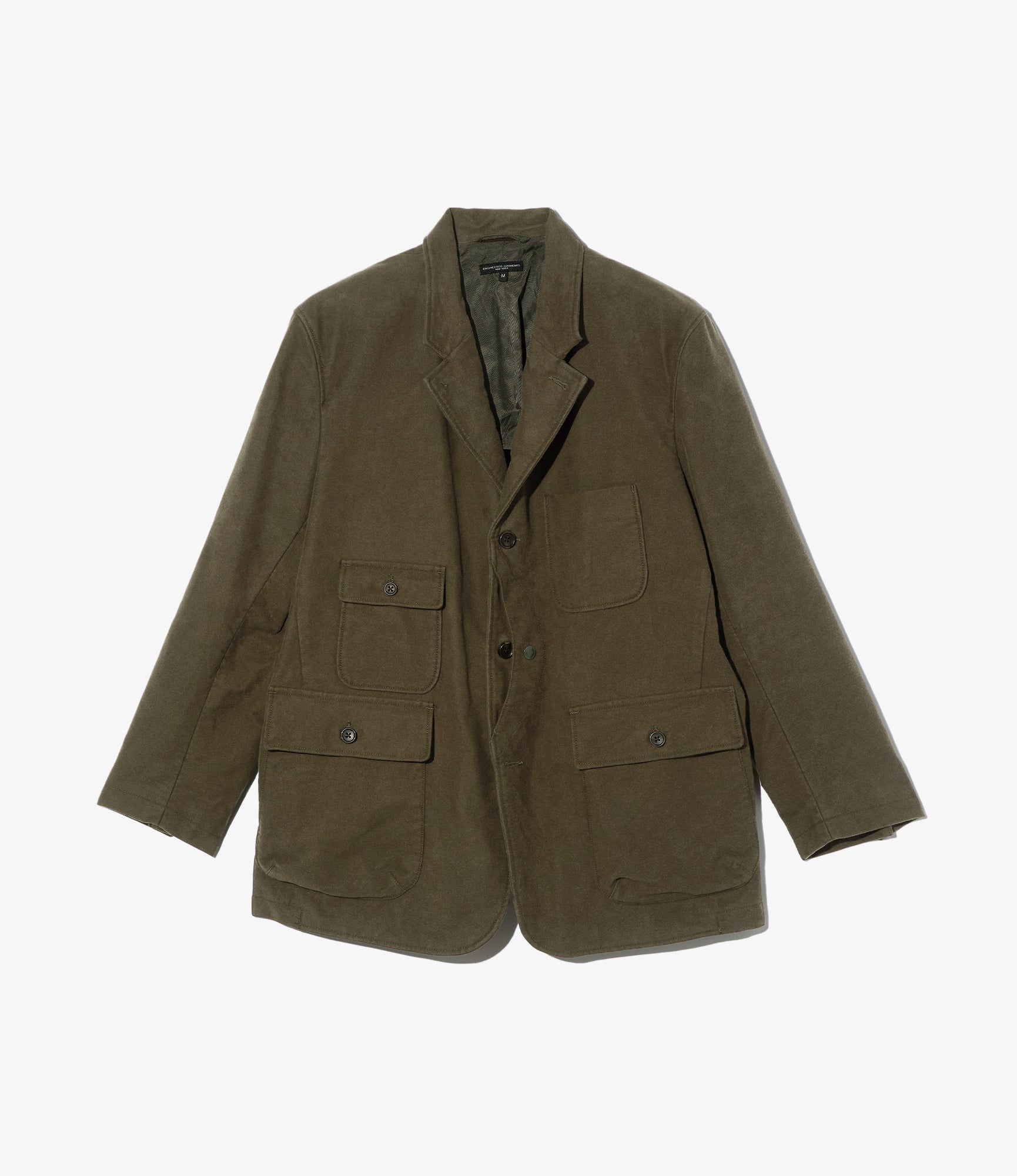 Upland Jacket - Olive Cotton Moleskin