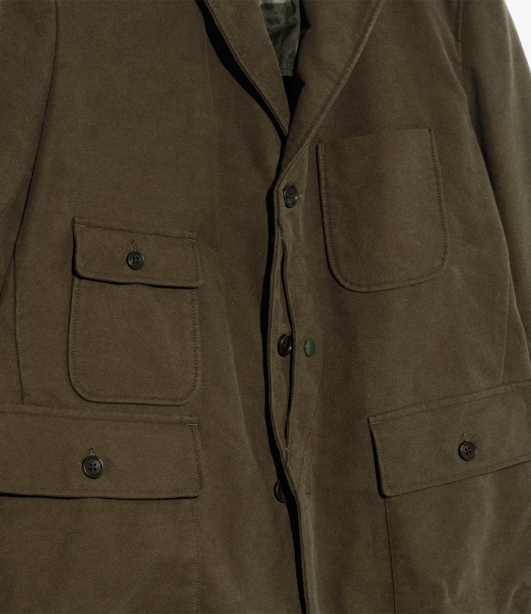 Upland Jacket - Olive Cotton Moleskin
