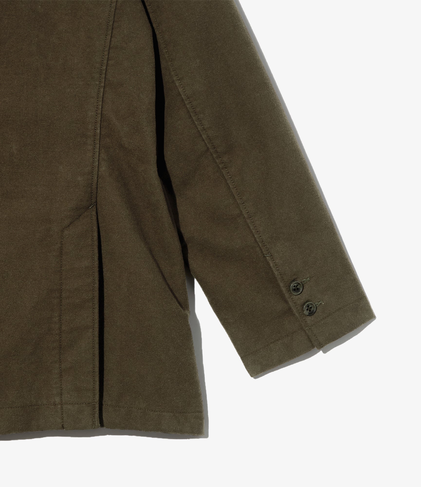 Upland Jacket - Olive Cotton Moleskin
