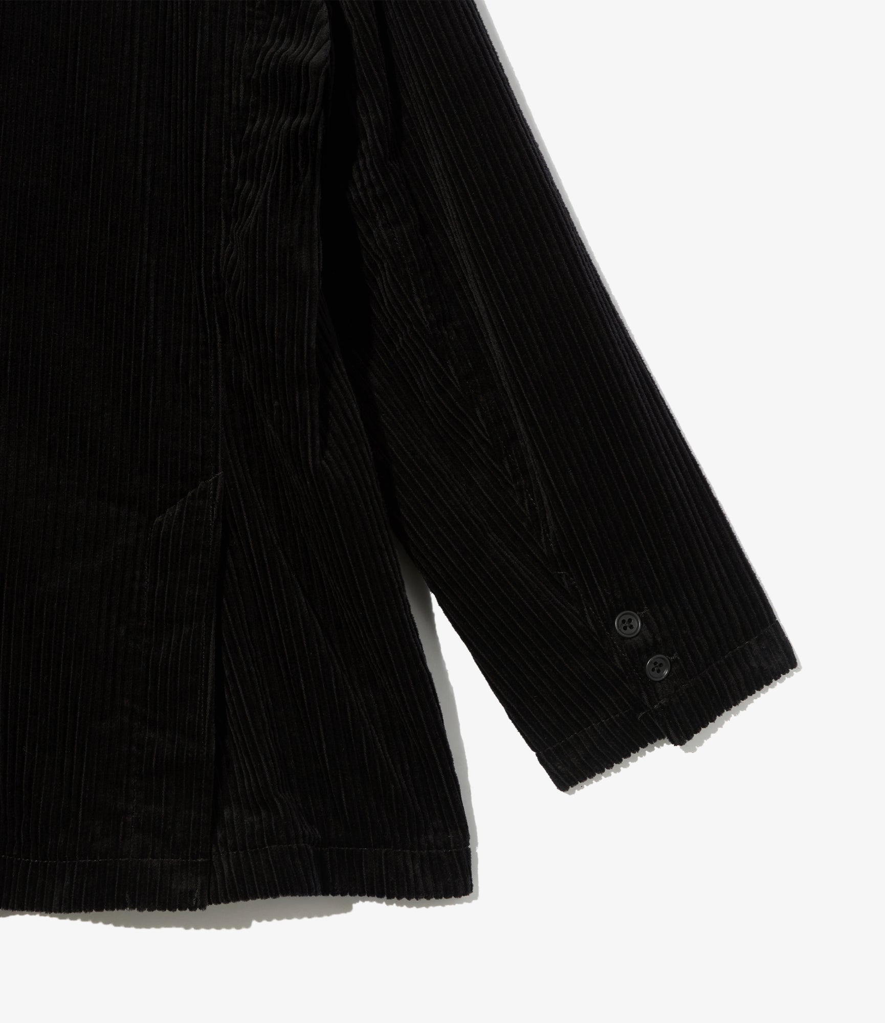 Upland Jacket - Black Cotton 4.5W Corduroy