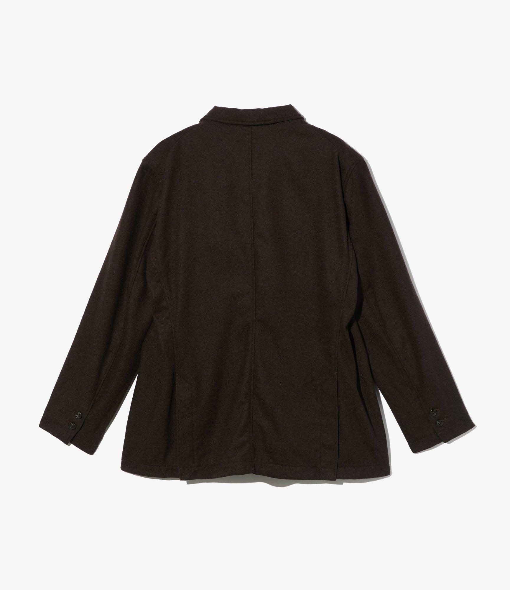Upland Jacket - Dk. Brown Poly Wool Heavy Flannel
