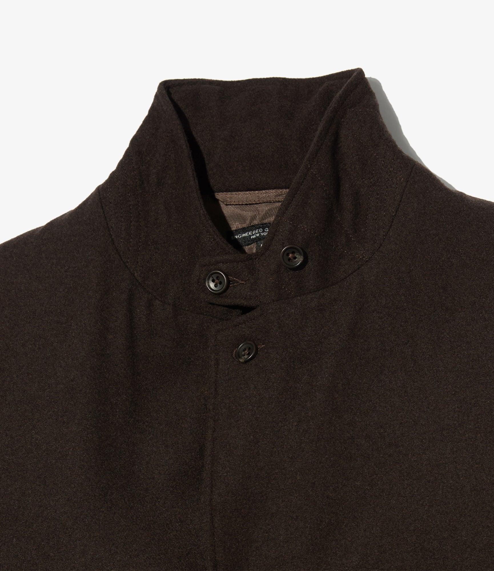 Upland Jacket - Dk. Brown Poly Wool Heavy Flannel