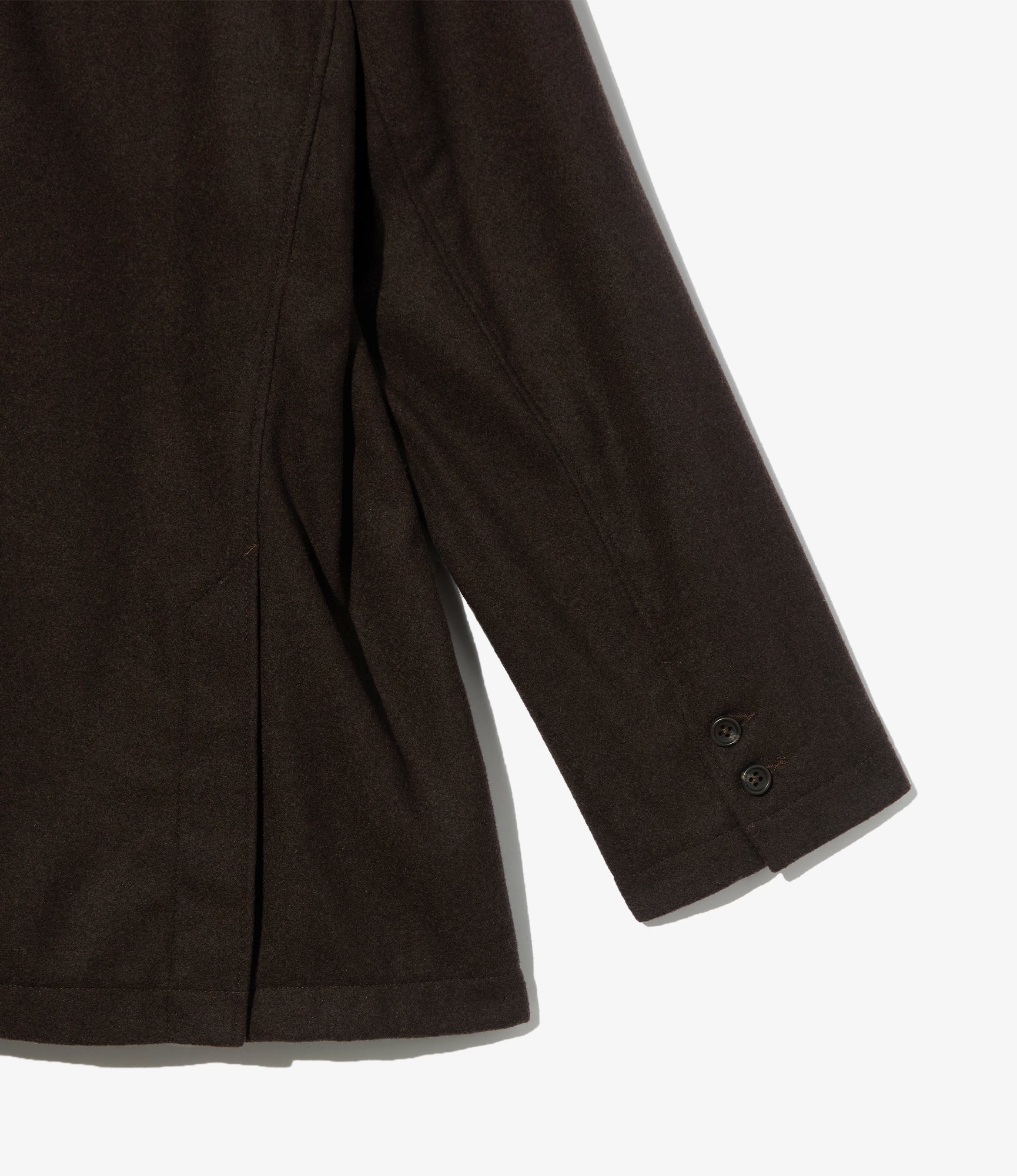 Upland Jacket - Dk. Brown Poly Wool Heavy Flannel