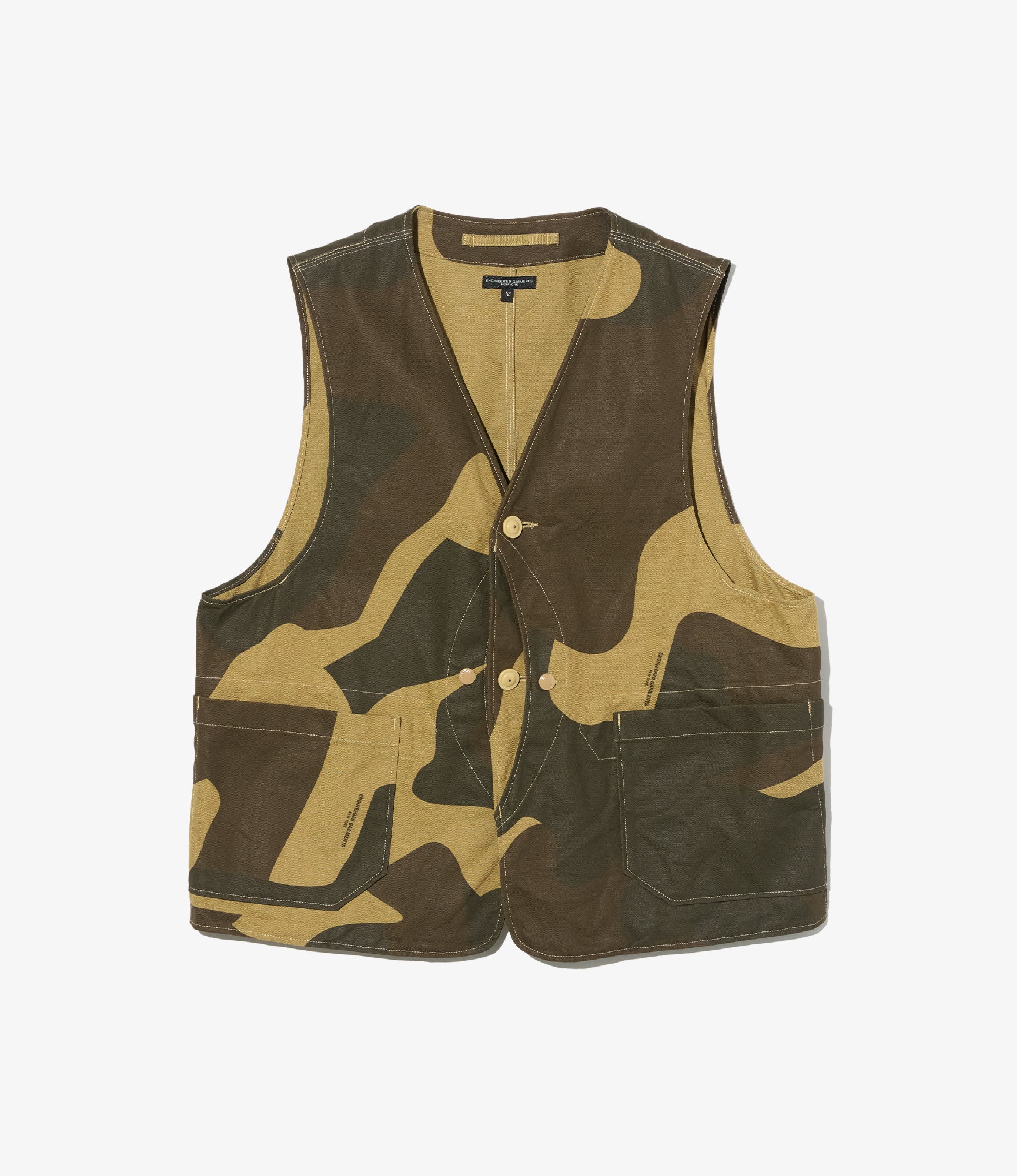 Upland Vest - Brown Mammoth Duck Camo Canvas