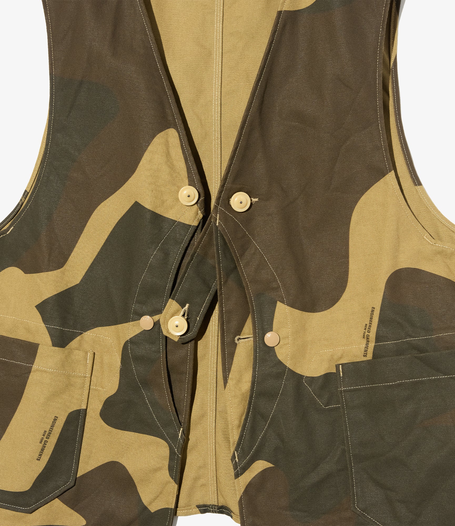 Upland Vest - Brown Mammoth Duck Camo Canvas
