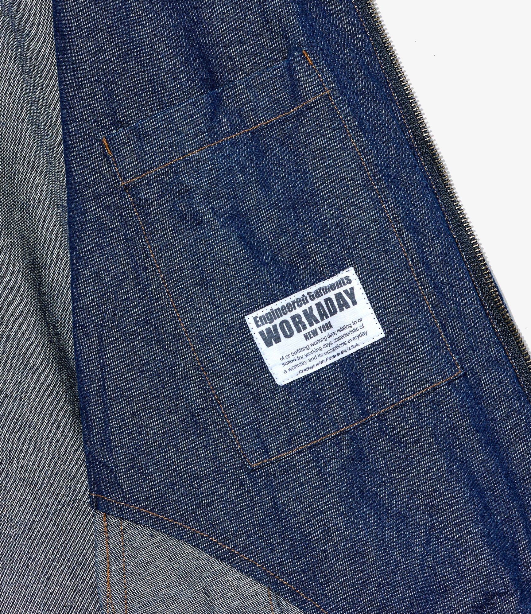 USNA Jacket - Indigo Industrial 8oz Denim