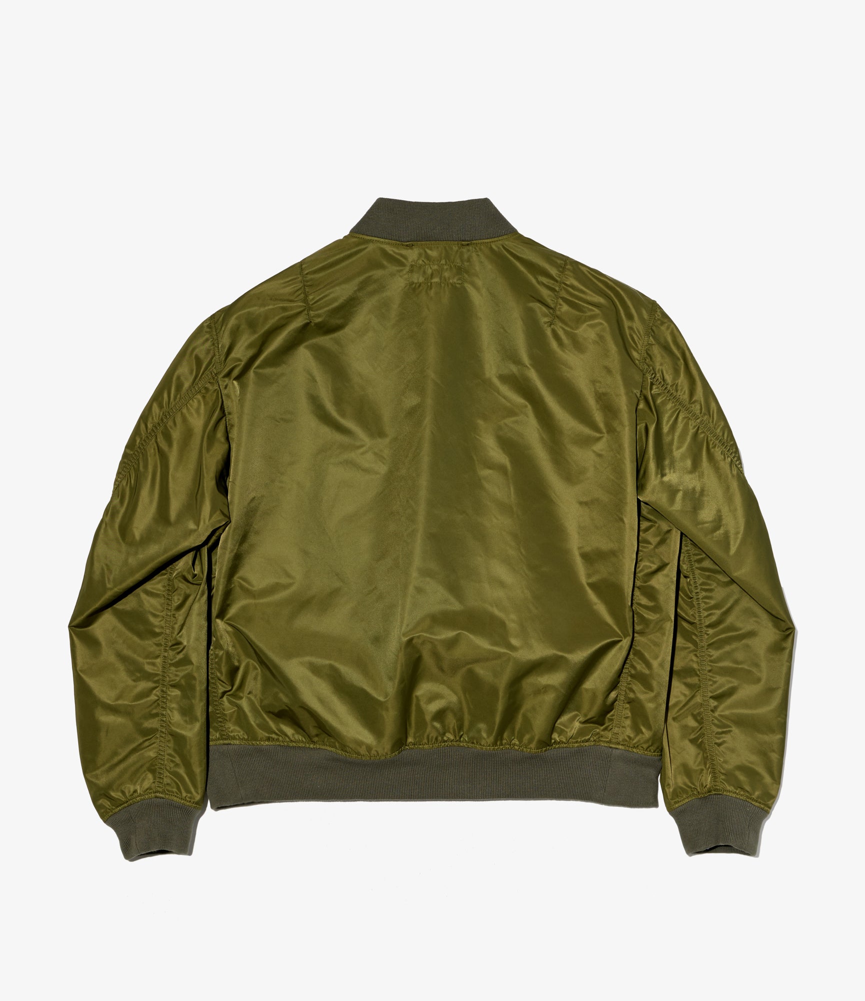 USNA Jacket - Olive Flight Satin Nylon