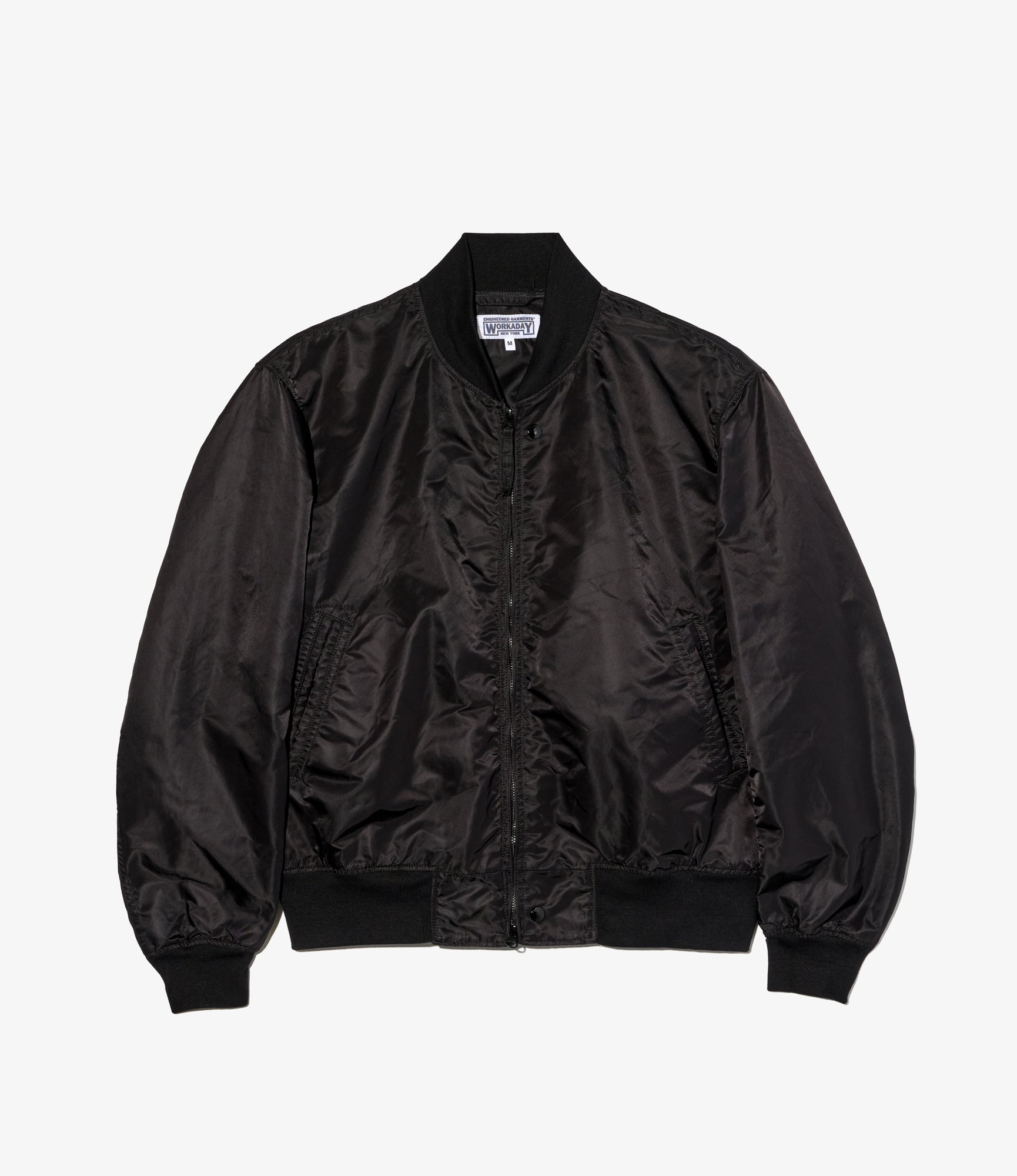 USNA Jacket - Black Flight Satin Nylon