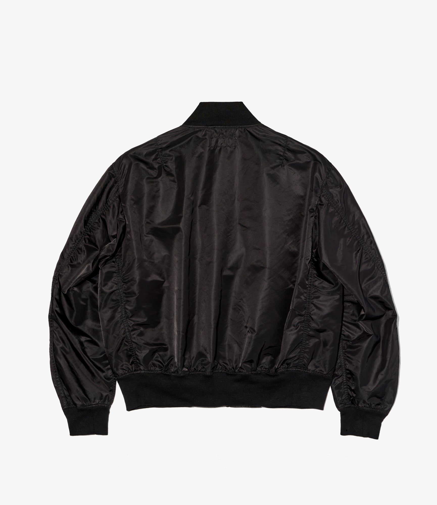 USNA Jacket - Black Flight Satin Nylon