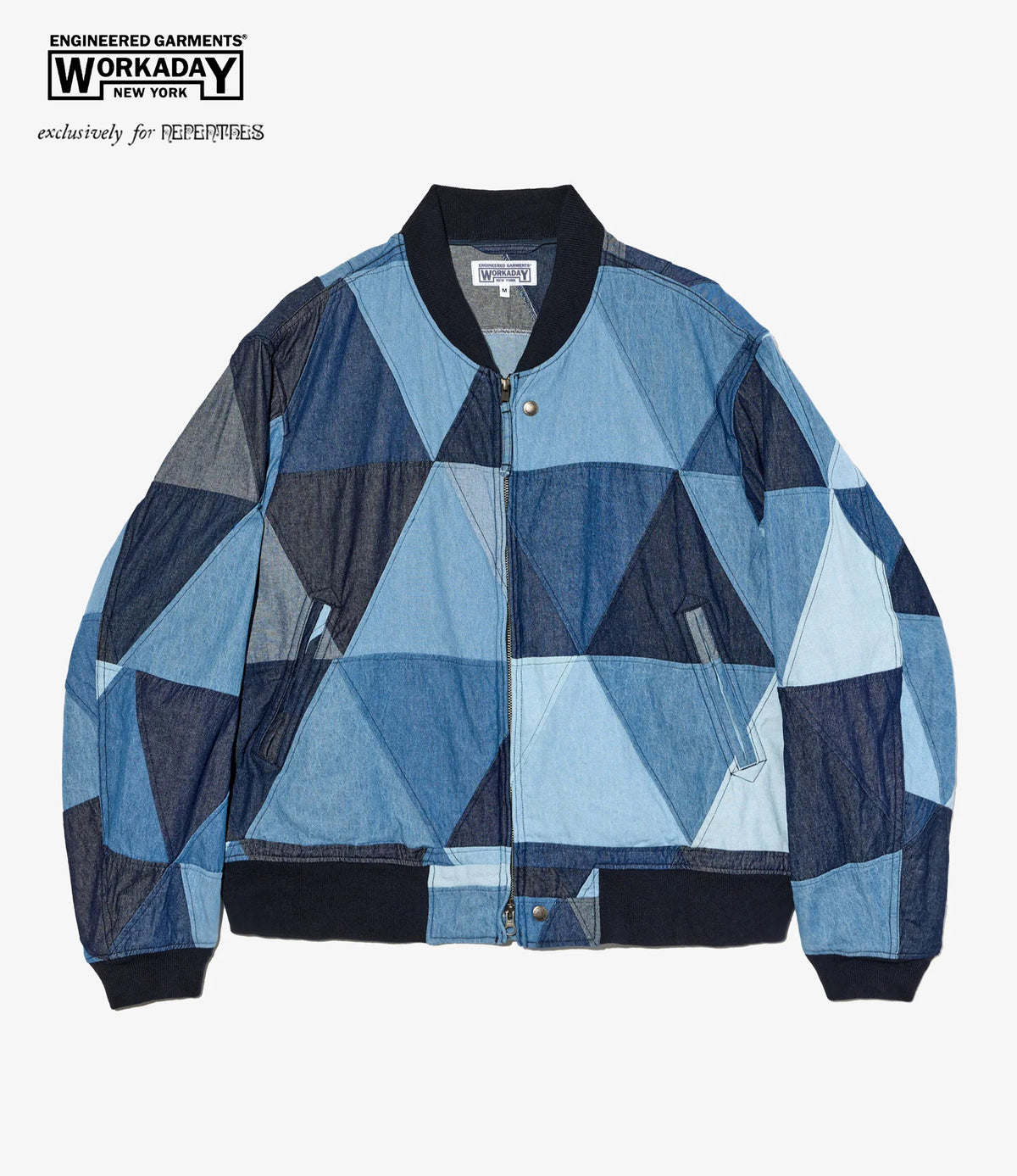 Engineered Garments Workaday - USNA Jacket - Indigo Denim Triangle ...