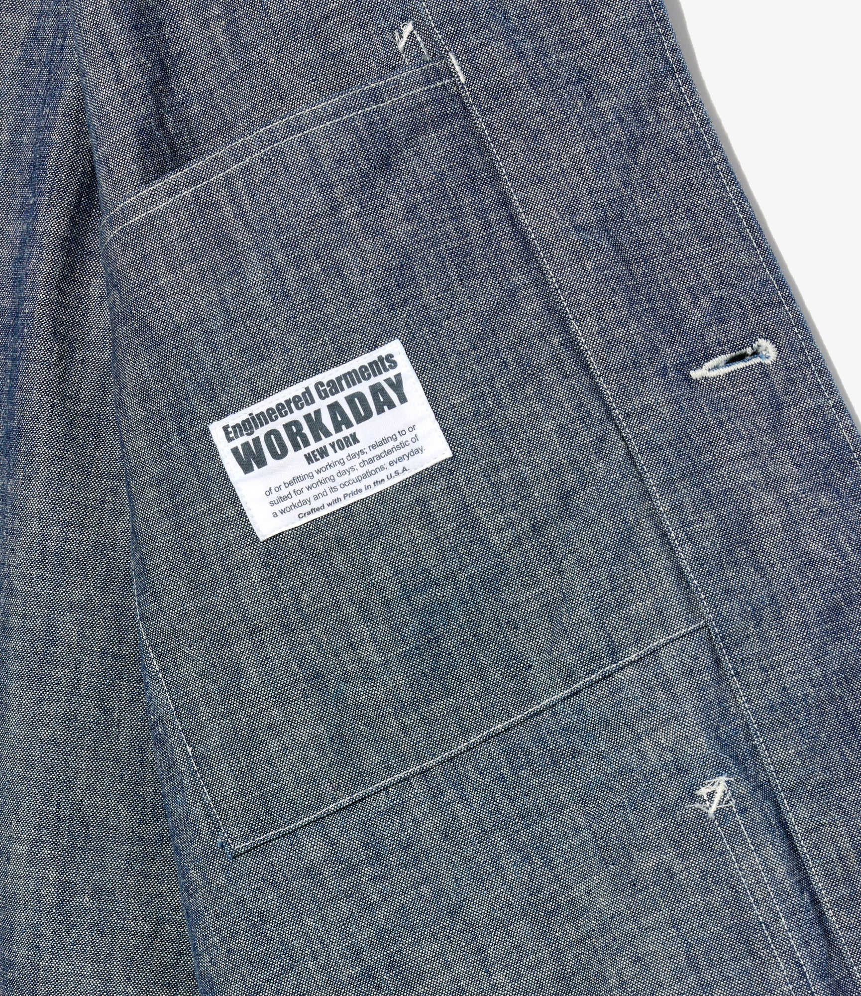 Utility Jacket - Indigo 10oz Sea Canvas