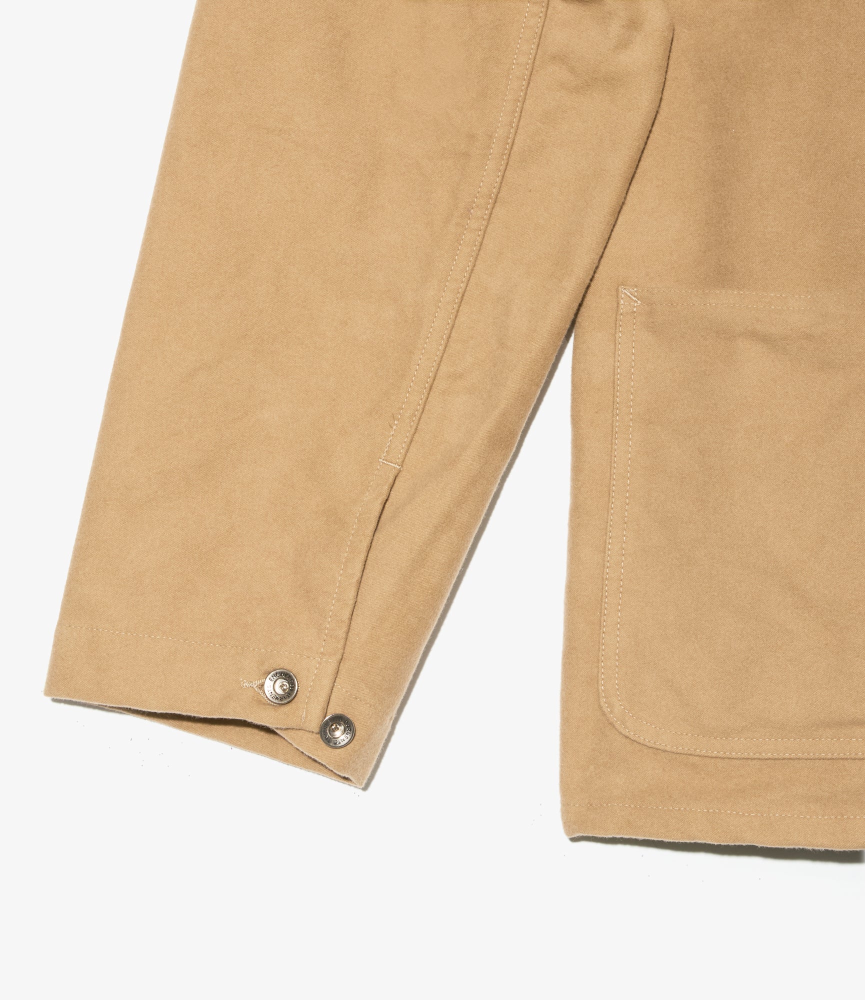 Utility Jacket - Camel Cotton Moleskin