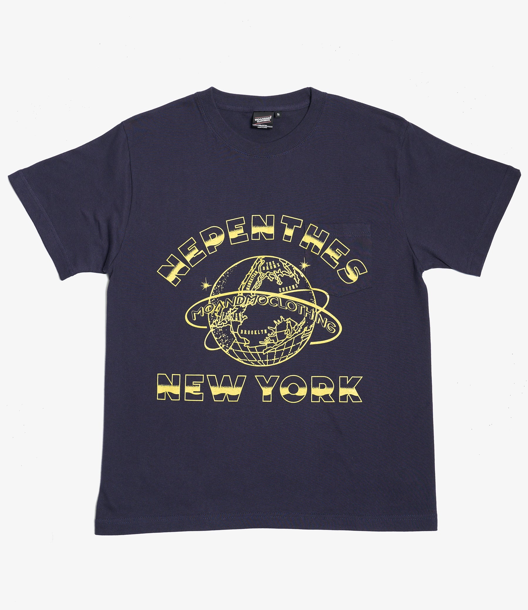 NNY x MoandMo - Earth Graphic T-Shirt (TAM) - Navy | Nepenthes America