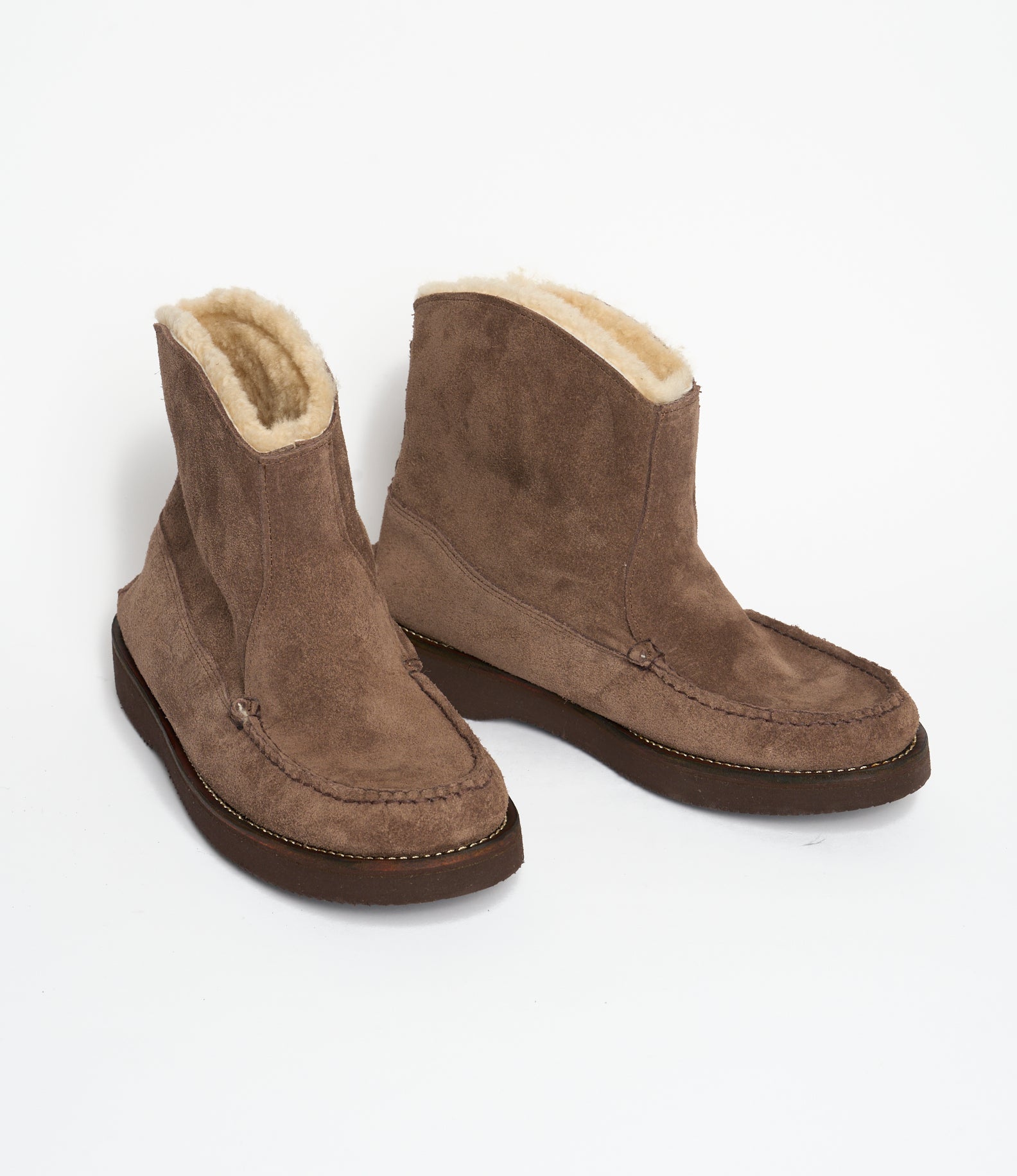 Engineered Garments x Easymoc - Surf Boot - Chocolate Suede