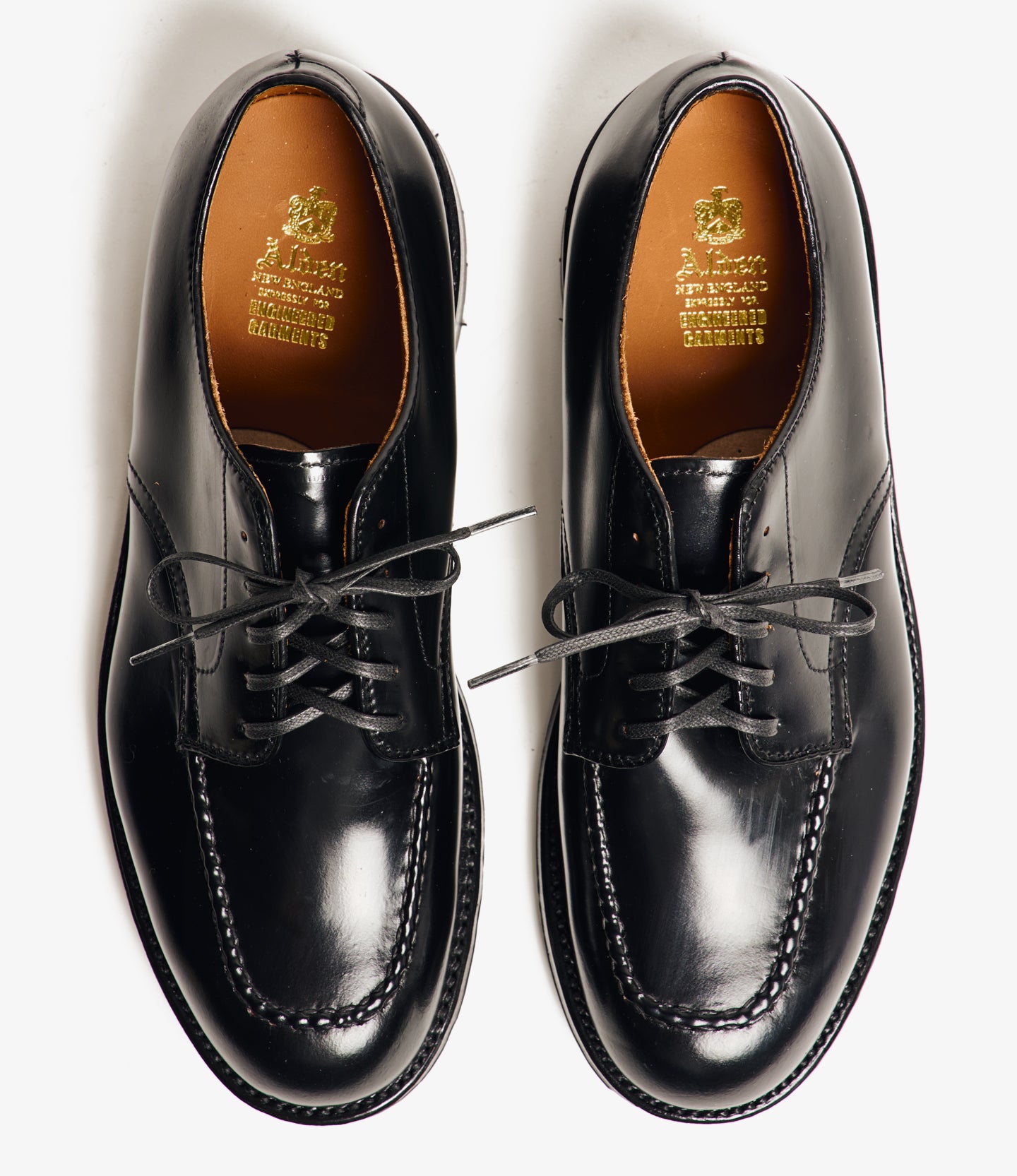 Engineered Garments x Alden - Indy Oxford - Black Cordovan w/Commando Sole