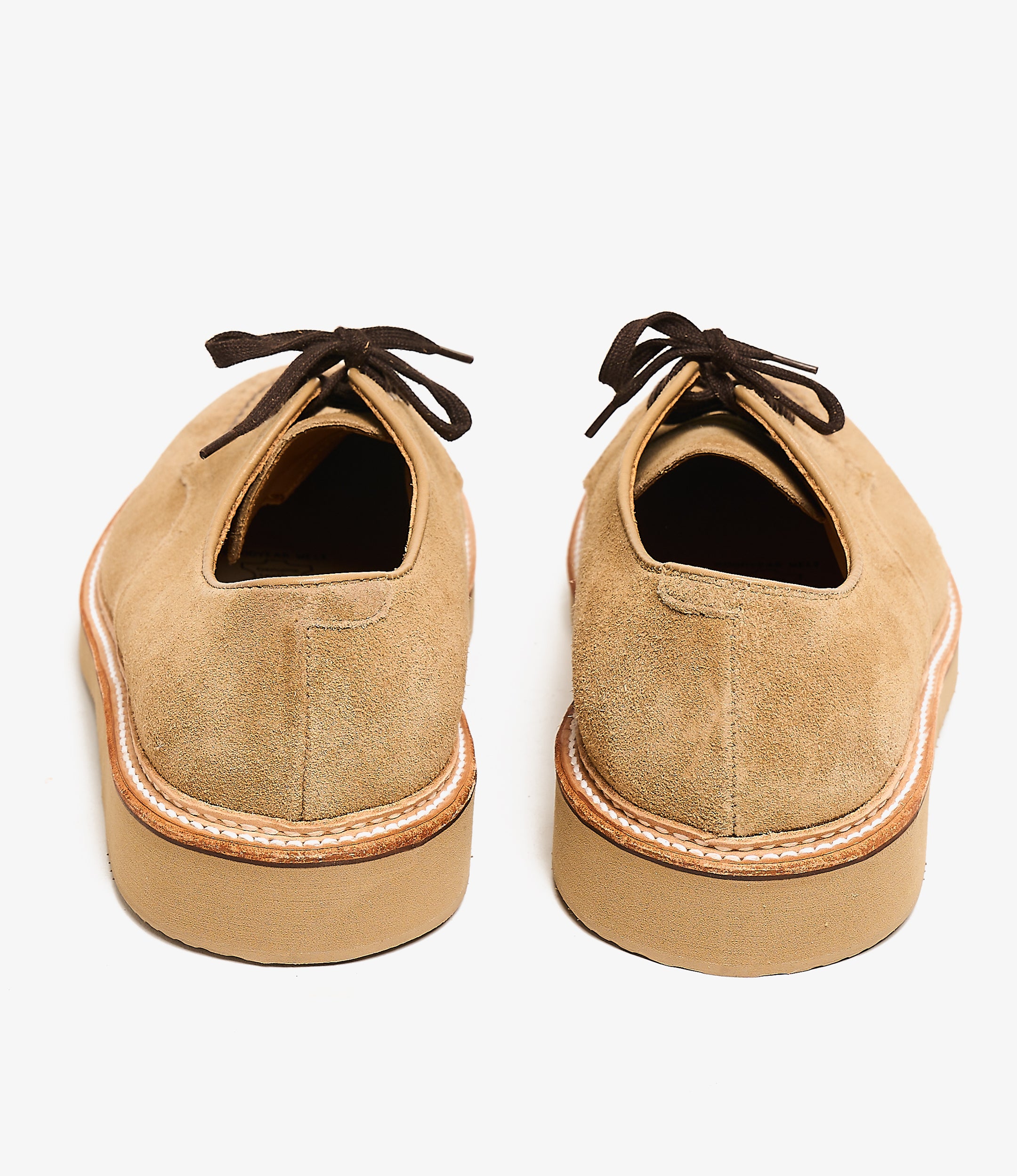 Engineered Garments x Alden - Indy Oxford - Tan Suede w/Goodyear Sole