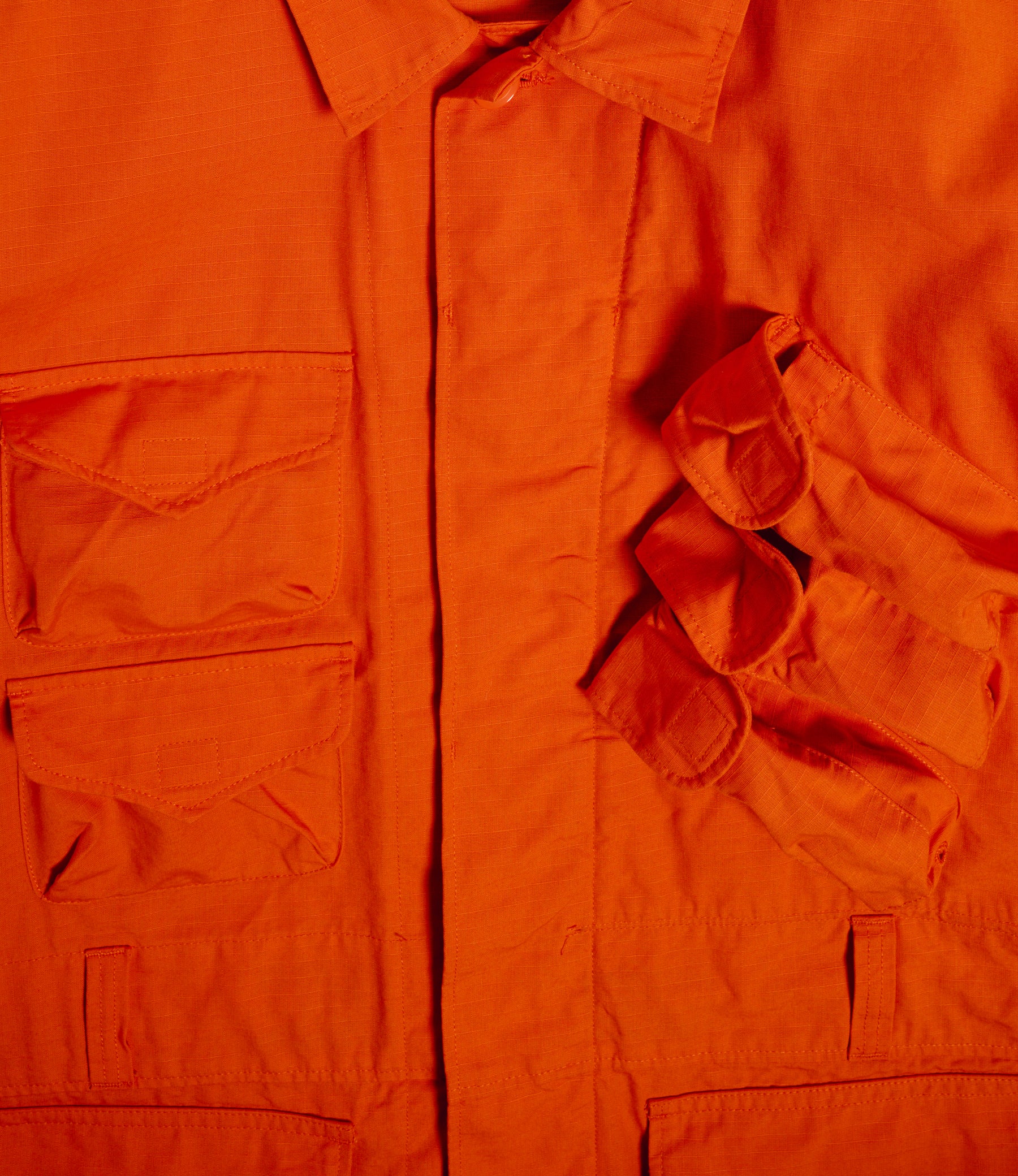 EGxBeams+ | Pradio Jacket | Orange Cotton Ripstop