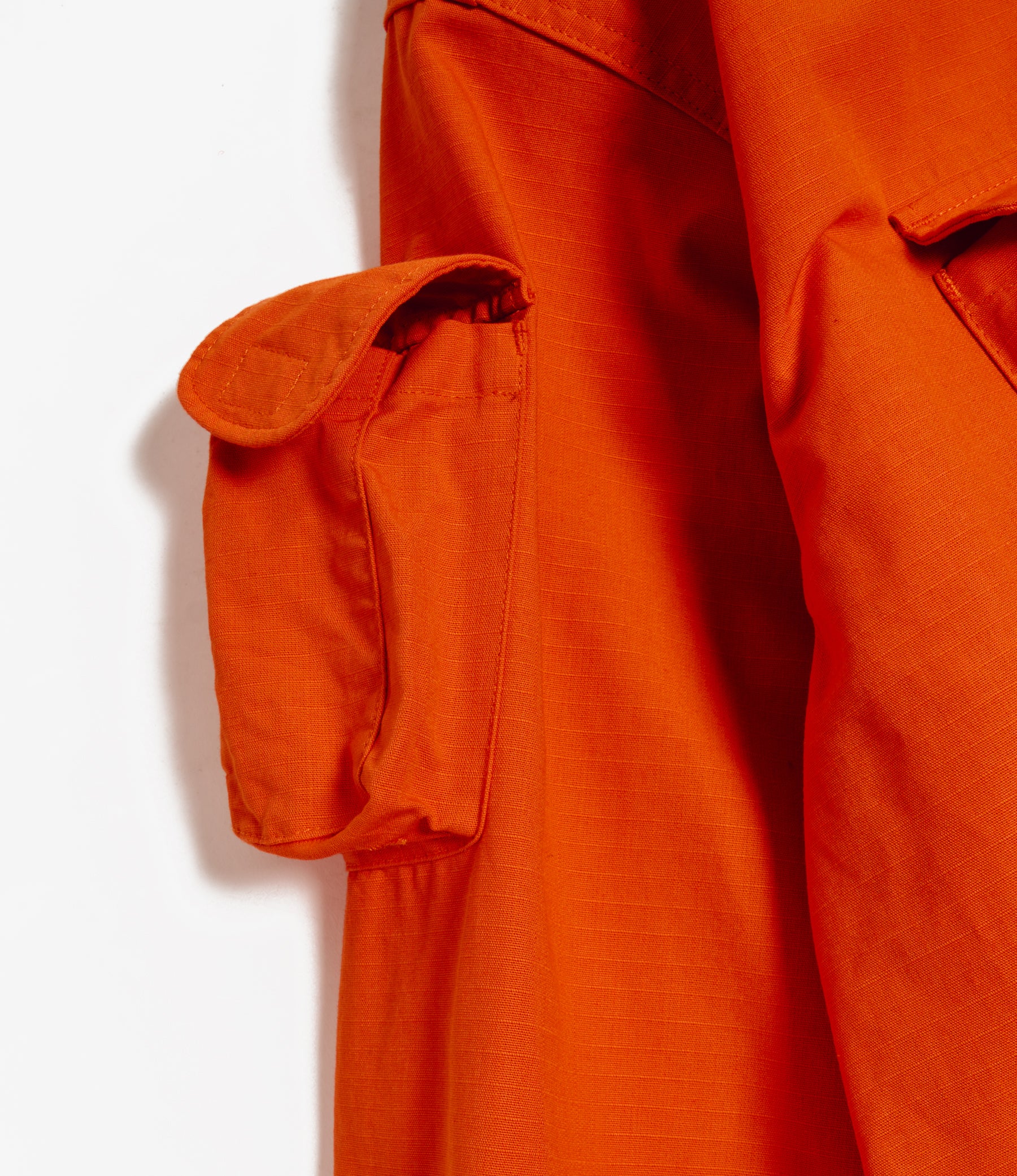 EGxBeams+ | Pradio Jacket | Orange Cotton Ripstop