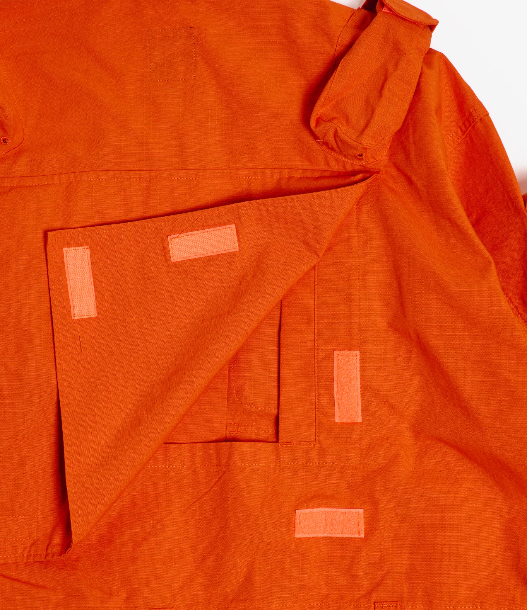 EGxBeams+ | Pradio Jacket | Orange Cotton Ripstop