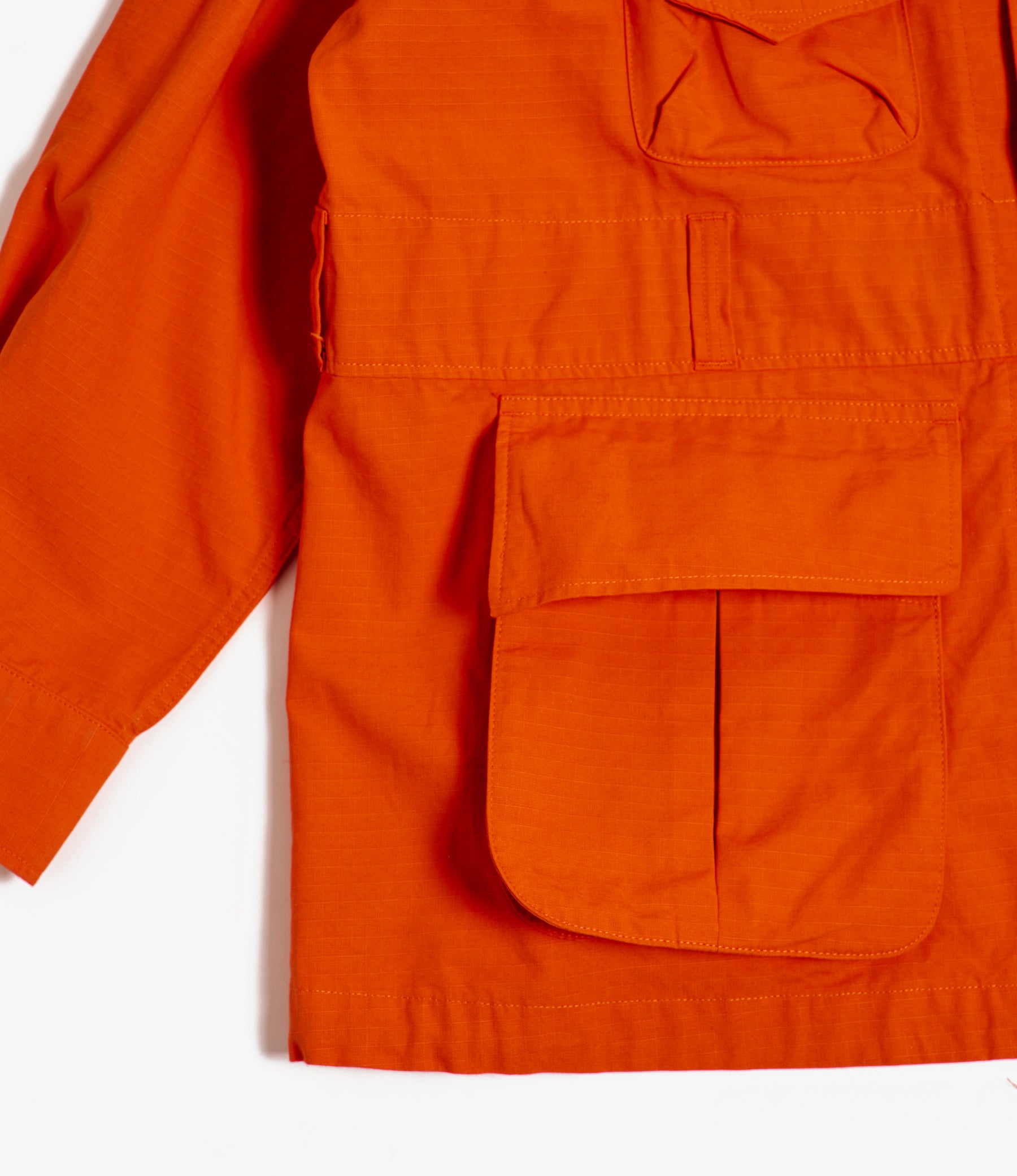 EGxBeams+ | Pradio Jacket | Orange Cotton Ripstop