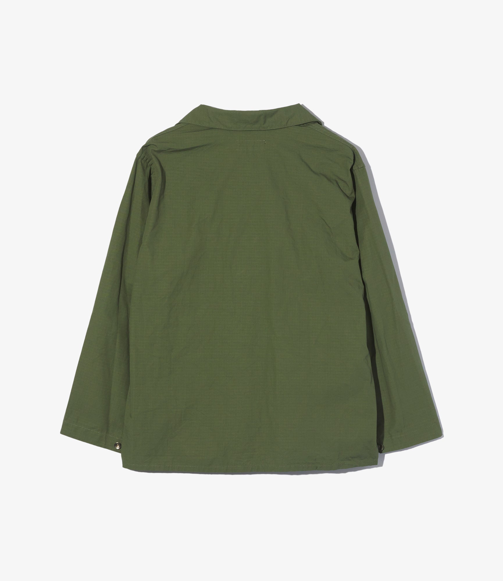 Utility Jacket - Olive Cotton Ripstop