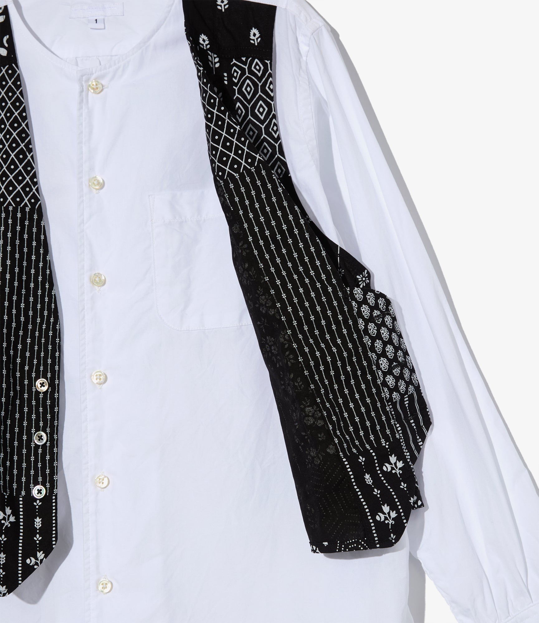 Women's VARI Shirt - White 100's 2Ply Cotton Broadcloth