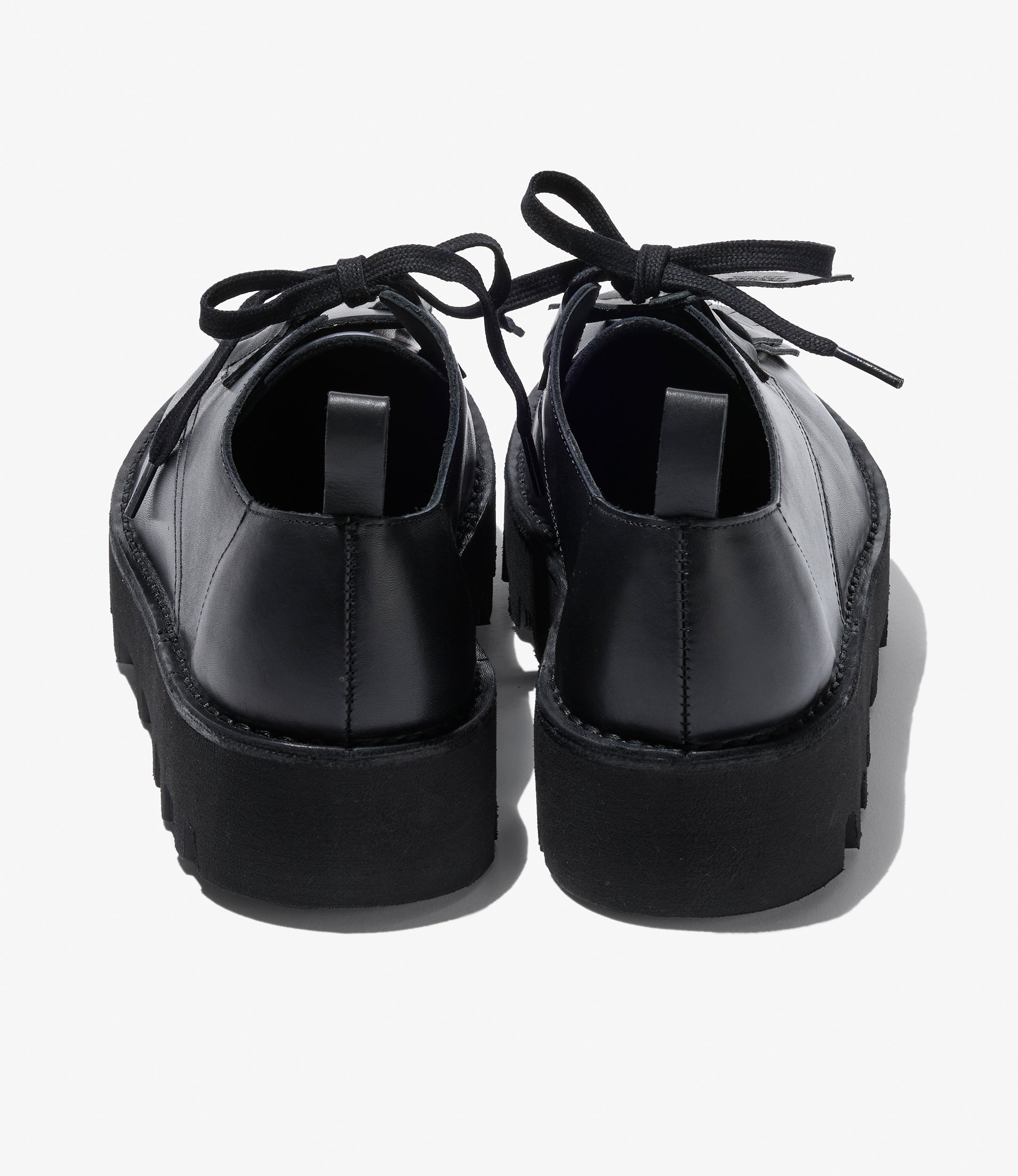 Engineered Garments x Clarks - Desert Khan - Black Smooth Leather