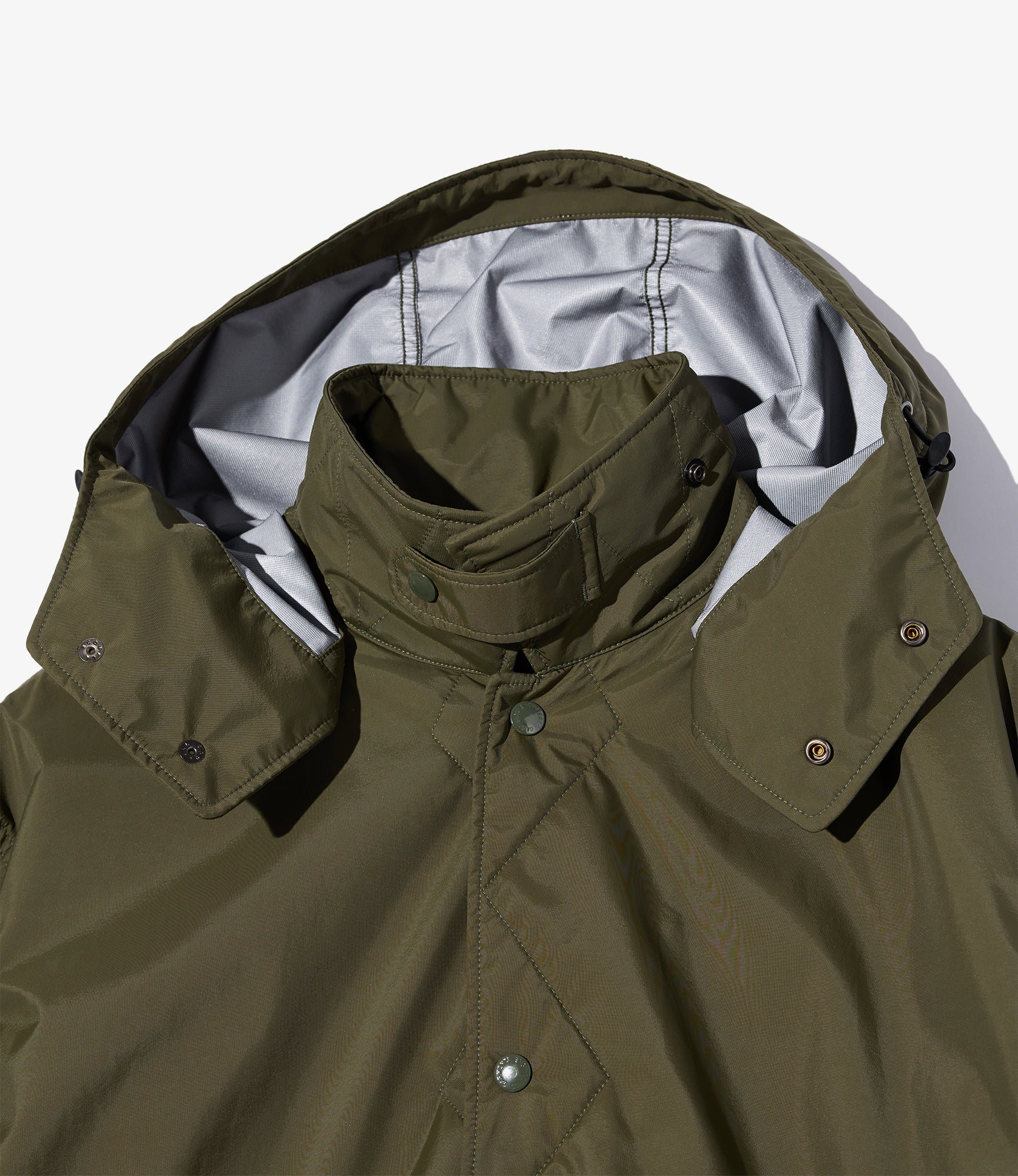 Wind Breaker - Olive 3 Layers Nylon Cloth