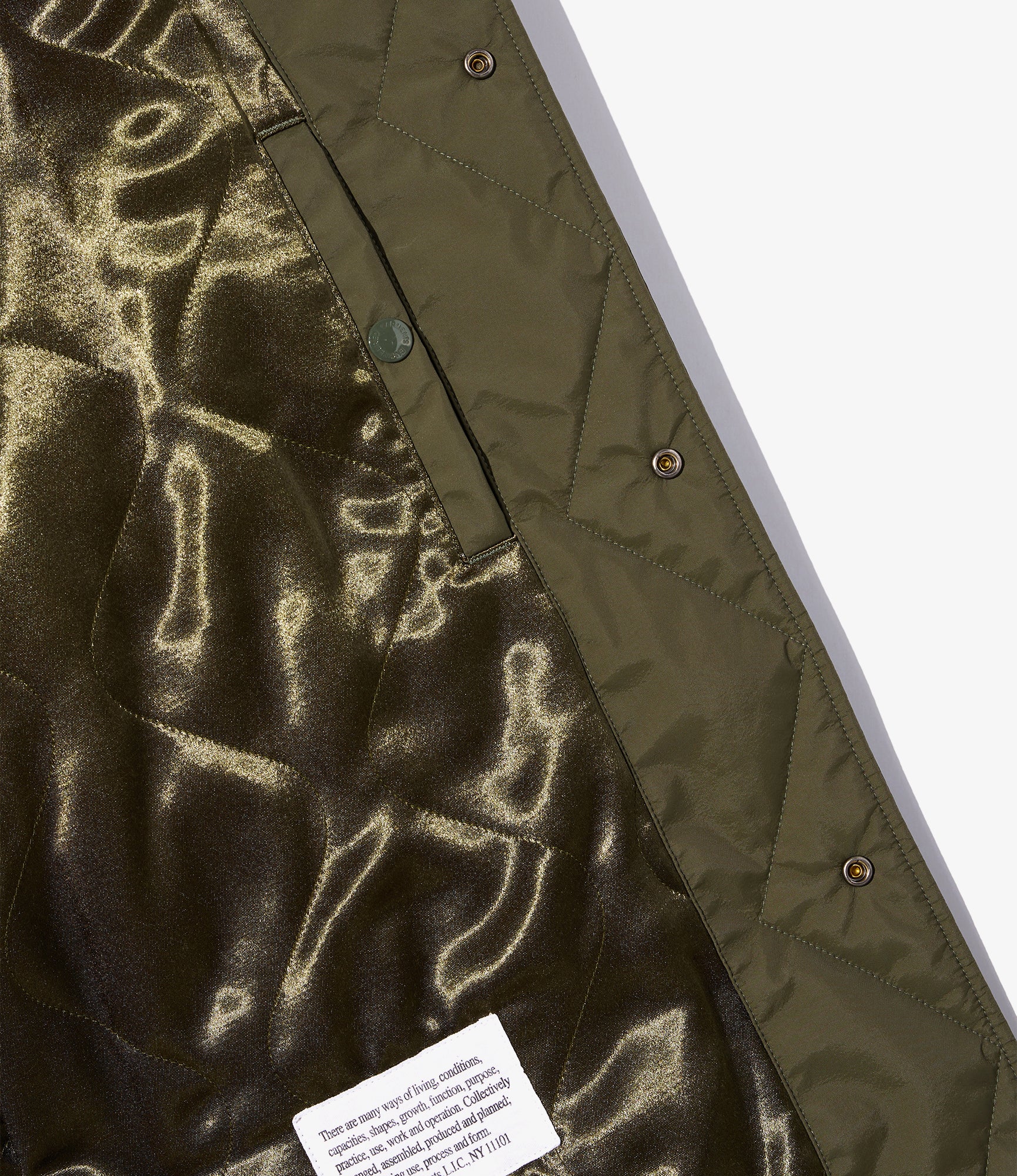 Wind Breaker - Olive 3 Layers Nylon Cloth