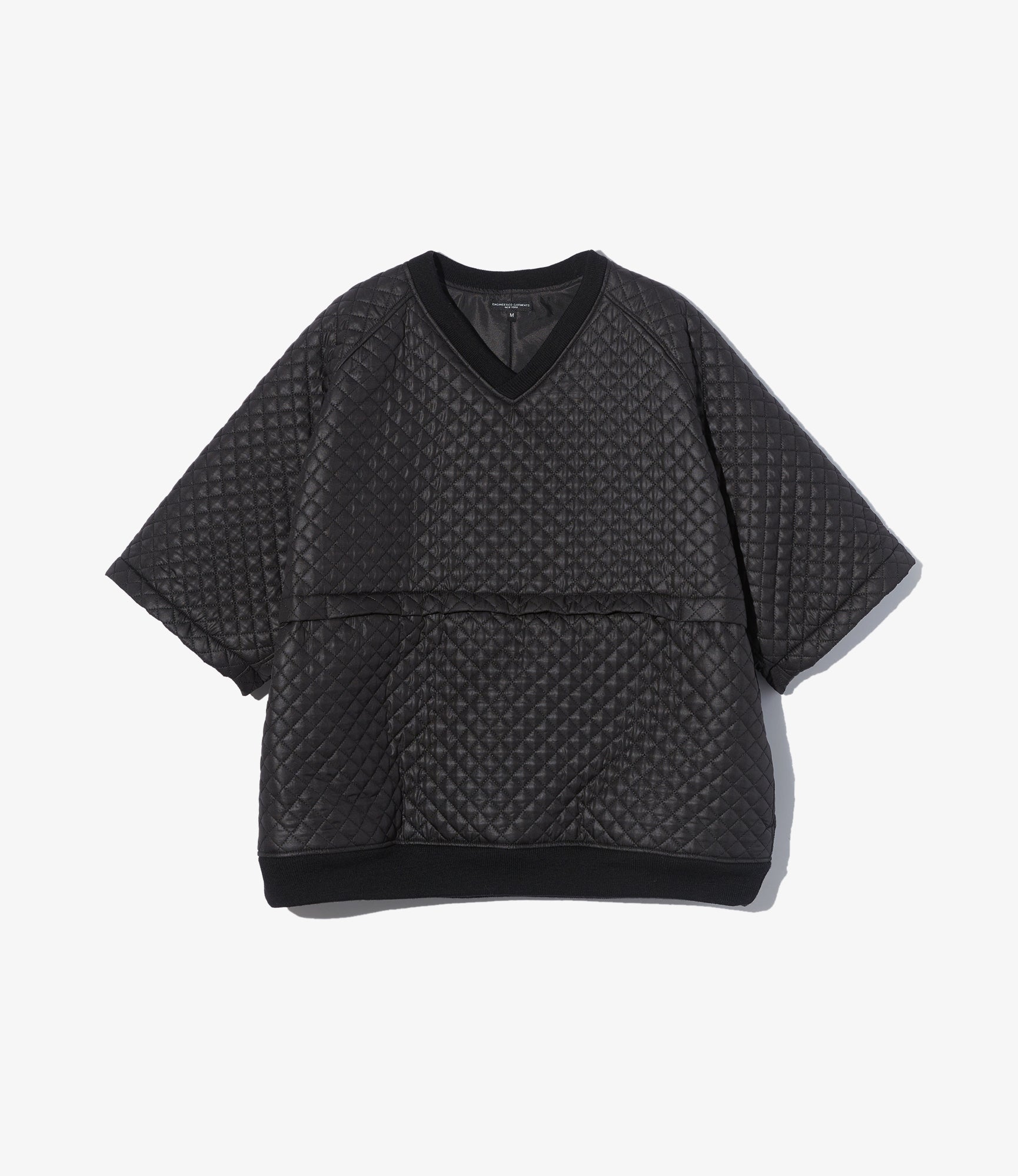 Wind Pull - Black Polyester Small Diamond Quilt