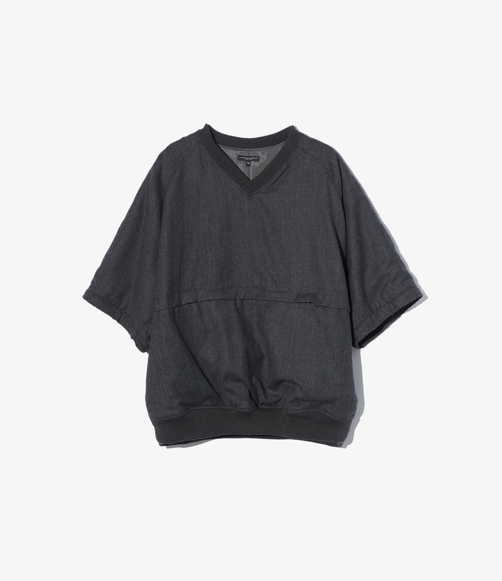 Wind Pull - Charcoal High Count Worsted Wool