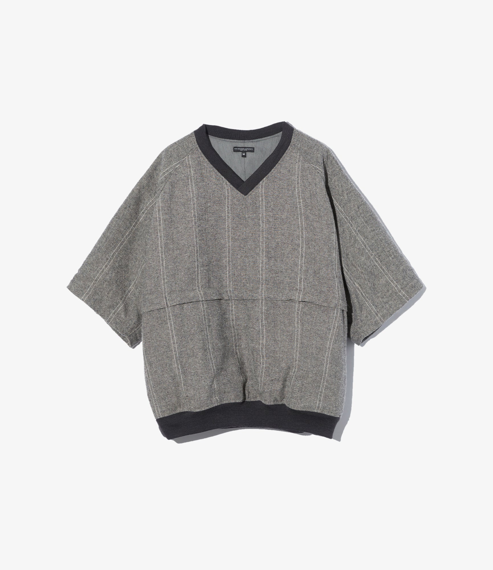 Wind Pull - Lt. Grey Wool Striped HB