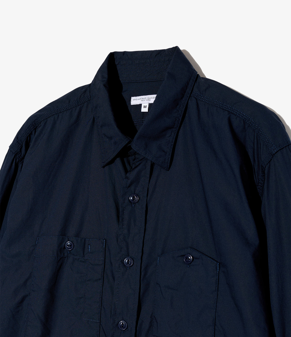 Uoft Engineering Cloth Engineered Garments - Work Shirt - Dk. Navy Cotton Broadcloth ...