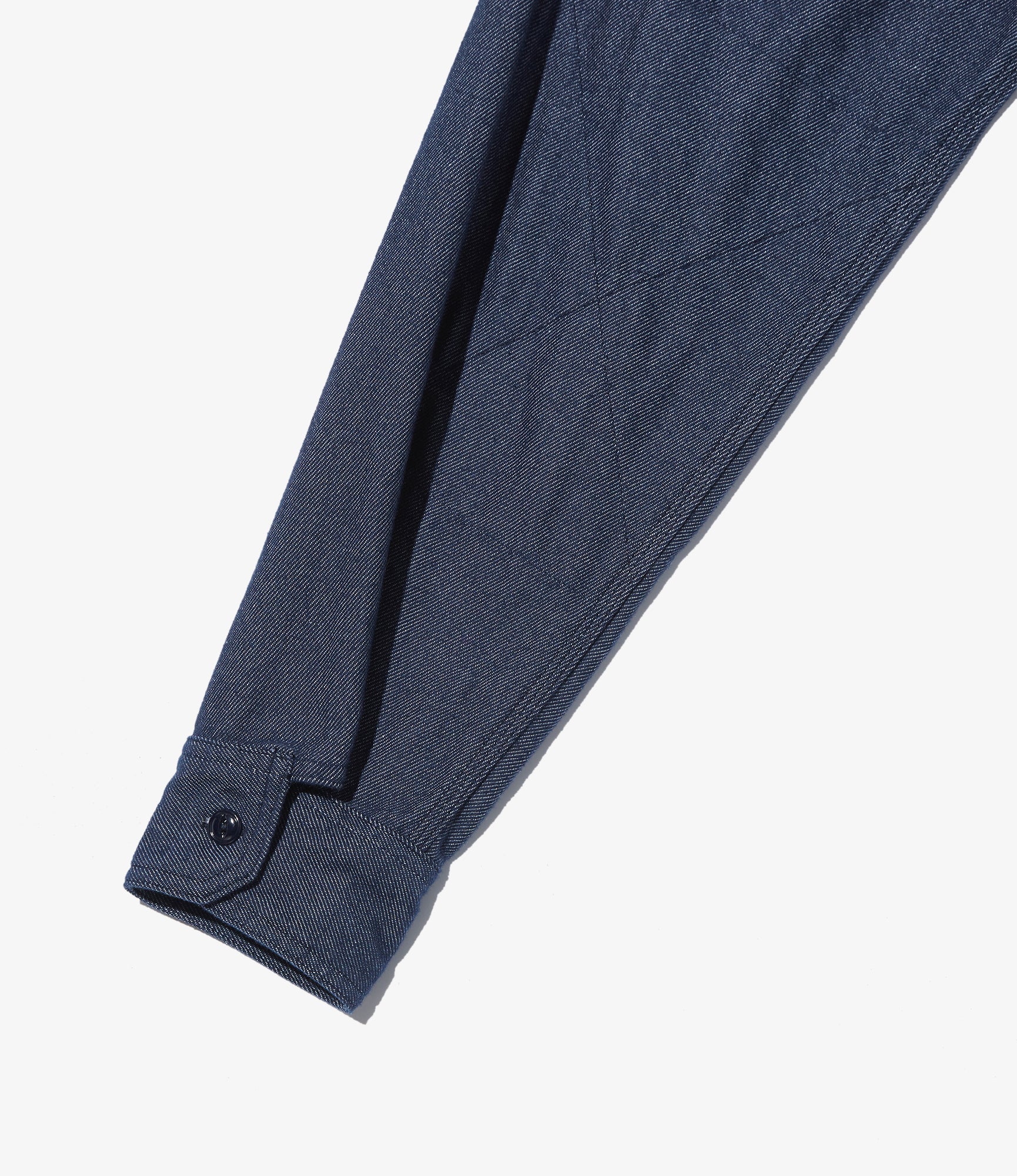 Work Shirt - Indigo Cotton Denim Flannel