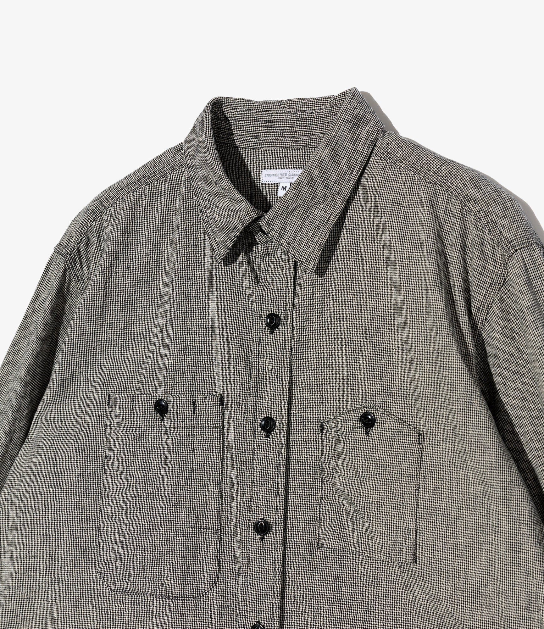 Work Shirt - Black/Grey CL Houndstooth