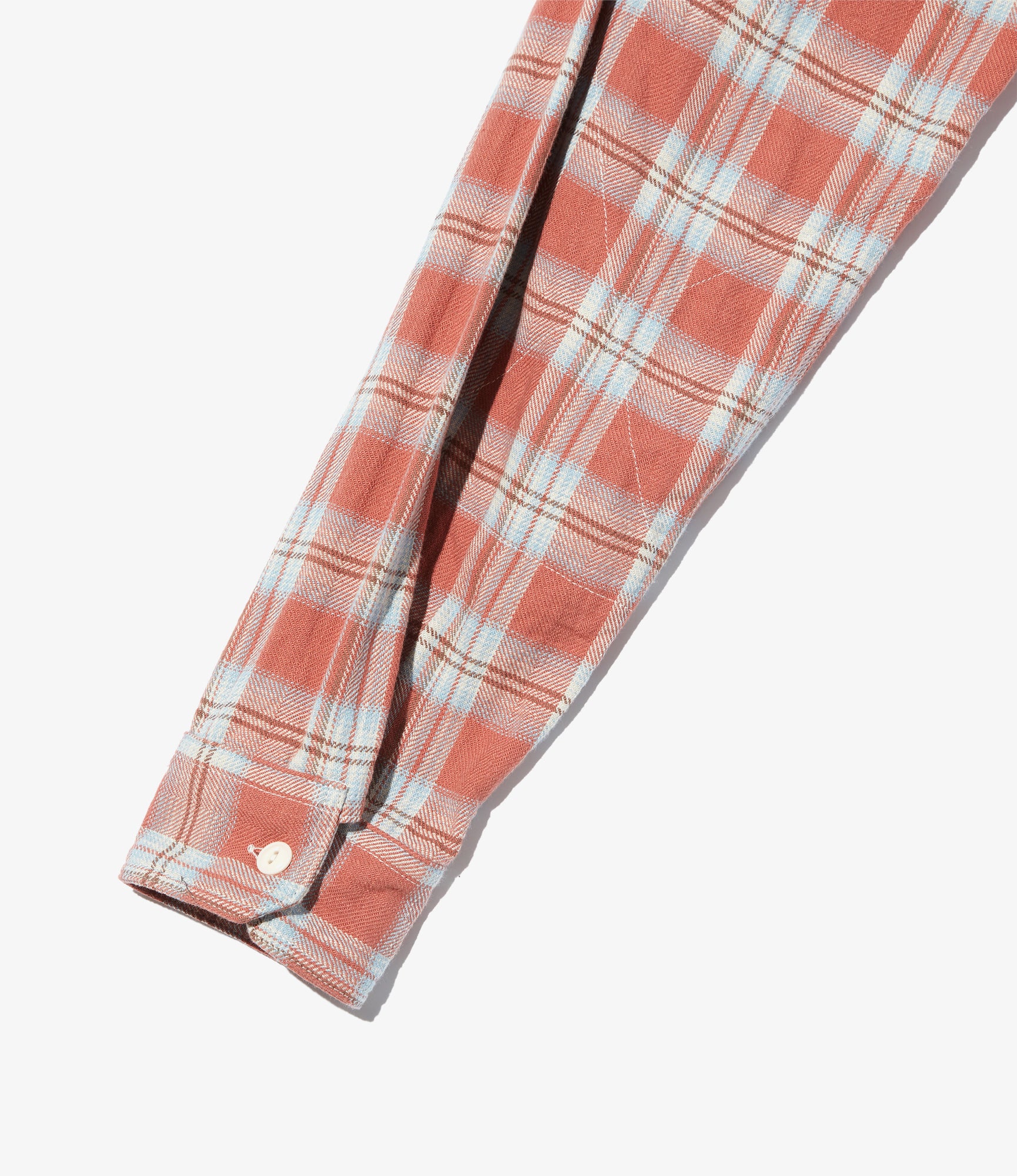 Work Shirt - Pink Cotton Plaid Jq.