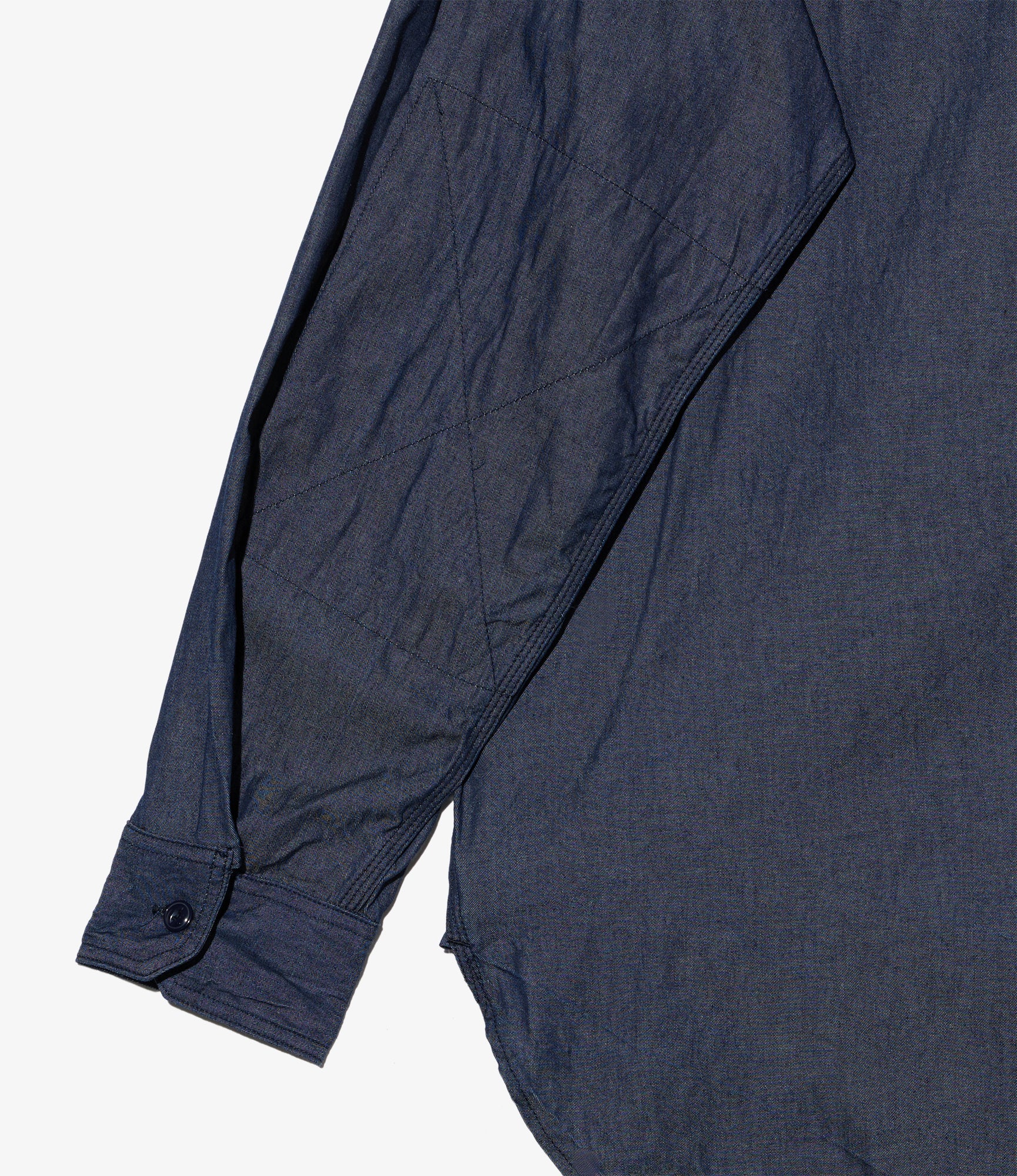 Work Shirt - Indigo Cotton Denim Shirting
