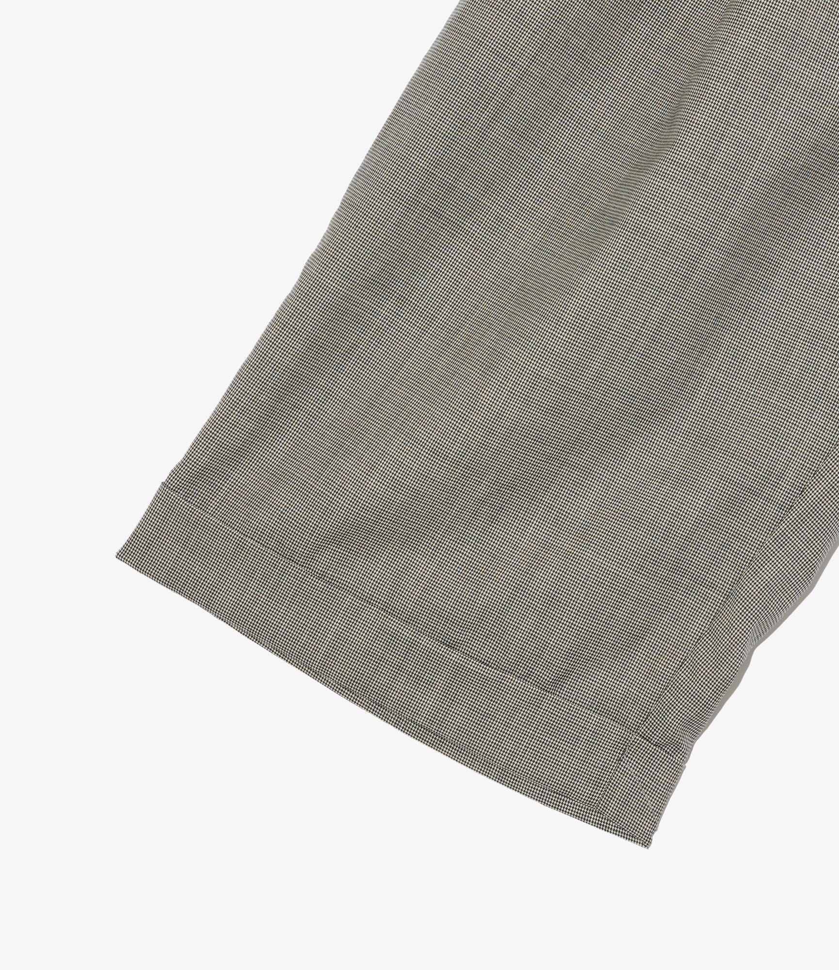 WP 3/4 Pant - Grey Micro Houndstooth Tropical Wool