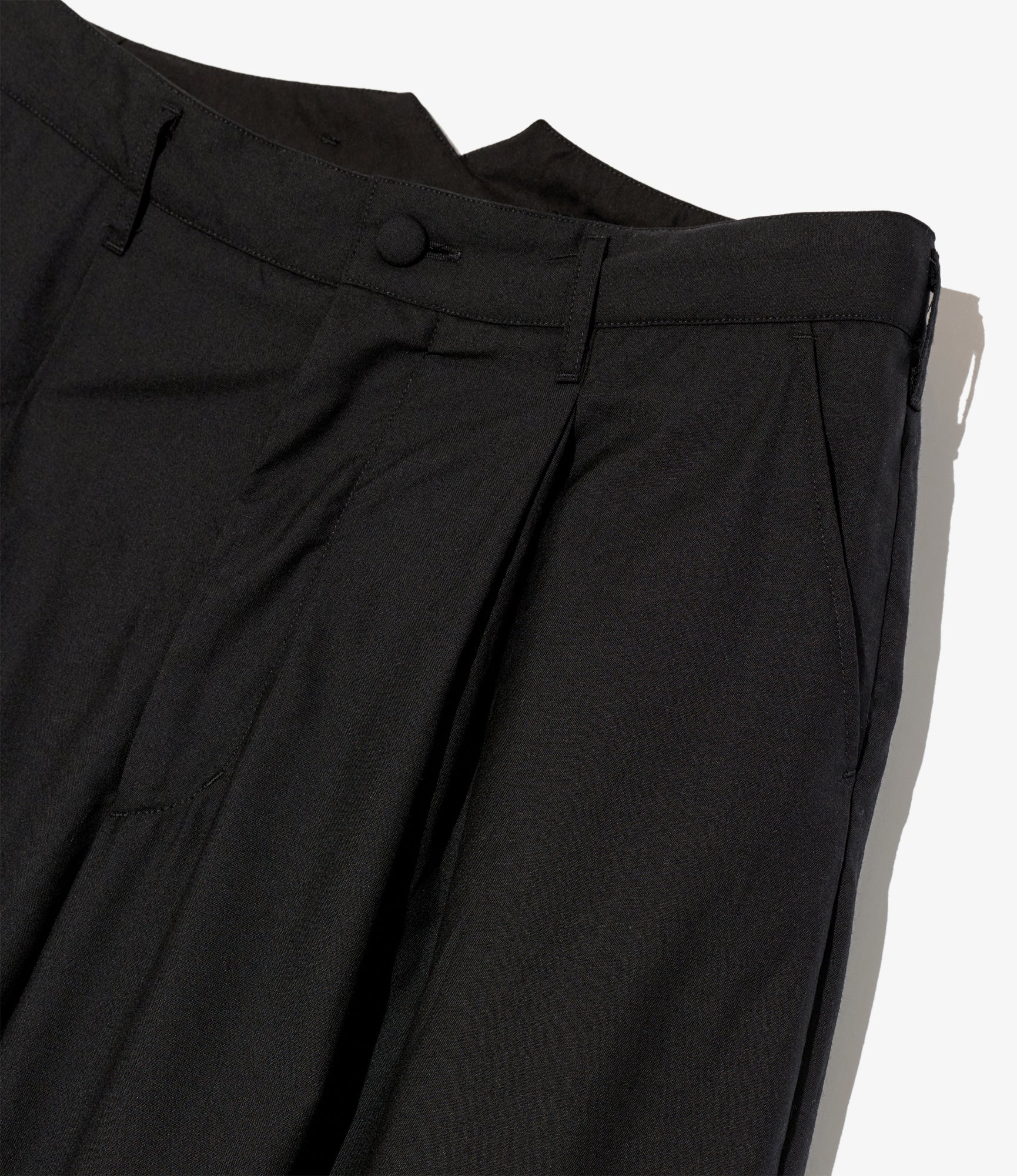 WP 3/4 Pant - Black Tropical Wool