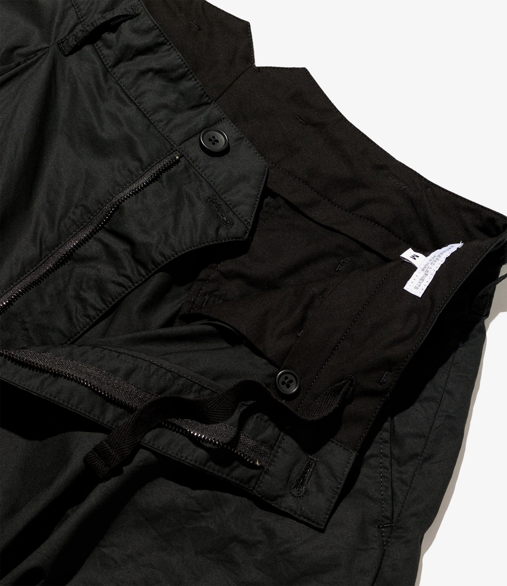 WP 3/4 Pant - Black Cotton High Count Twill