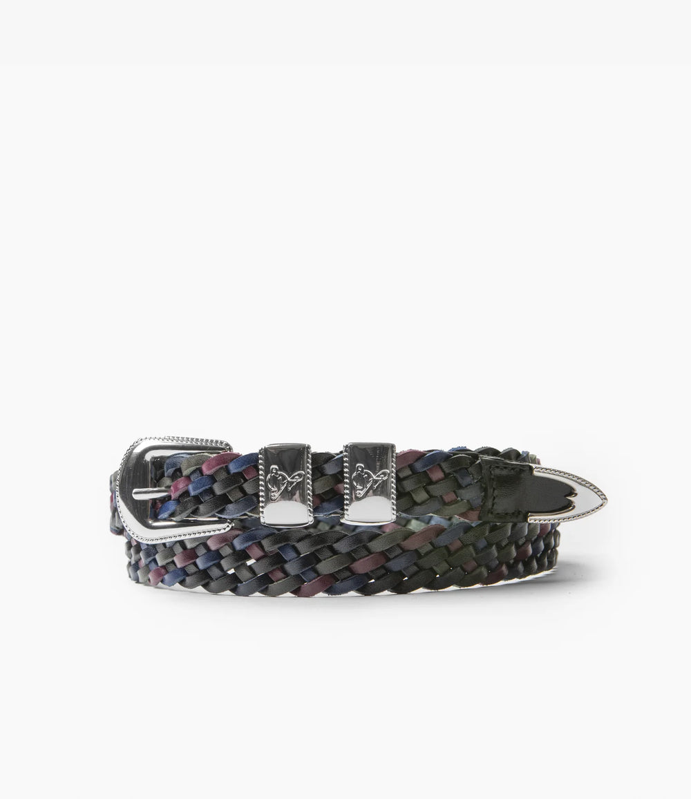 Multi Loop Belts Wing Tip 5-Ply Belt 2 Loops - Regular - Dark Multi | Nepenthes America