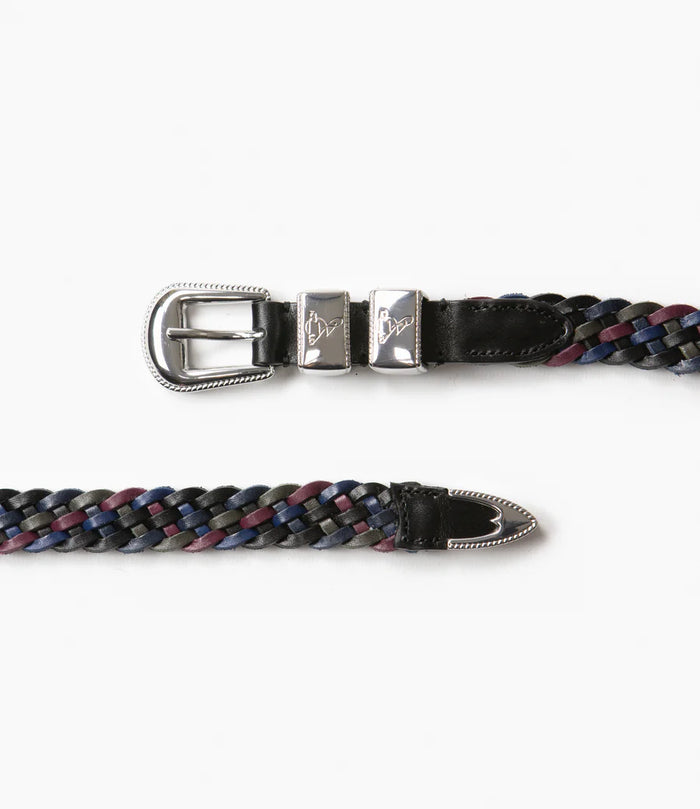 Multi Loop Belts Wing Tip 5-Ply Belt 2 Loops - Regular - Dark Multi | Nepenthes America
