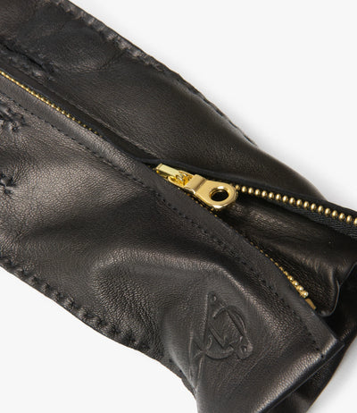 QR Lambskin Glove – Black | Nepenthes America