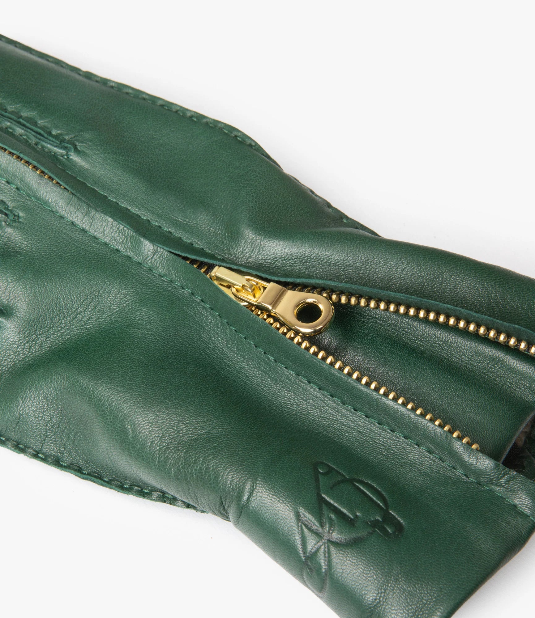 QR Lambskin Glove – Green