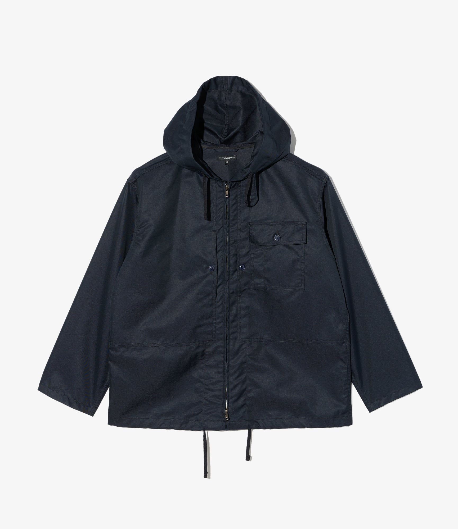 Zip Hooded Shirt - Dk. Navy CP Iridescent Twill