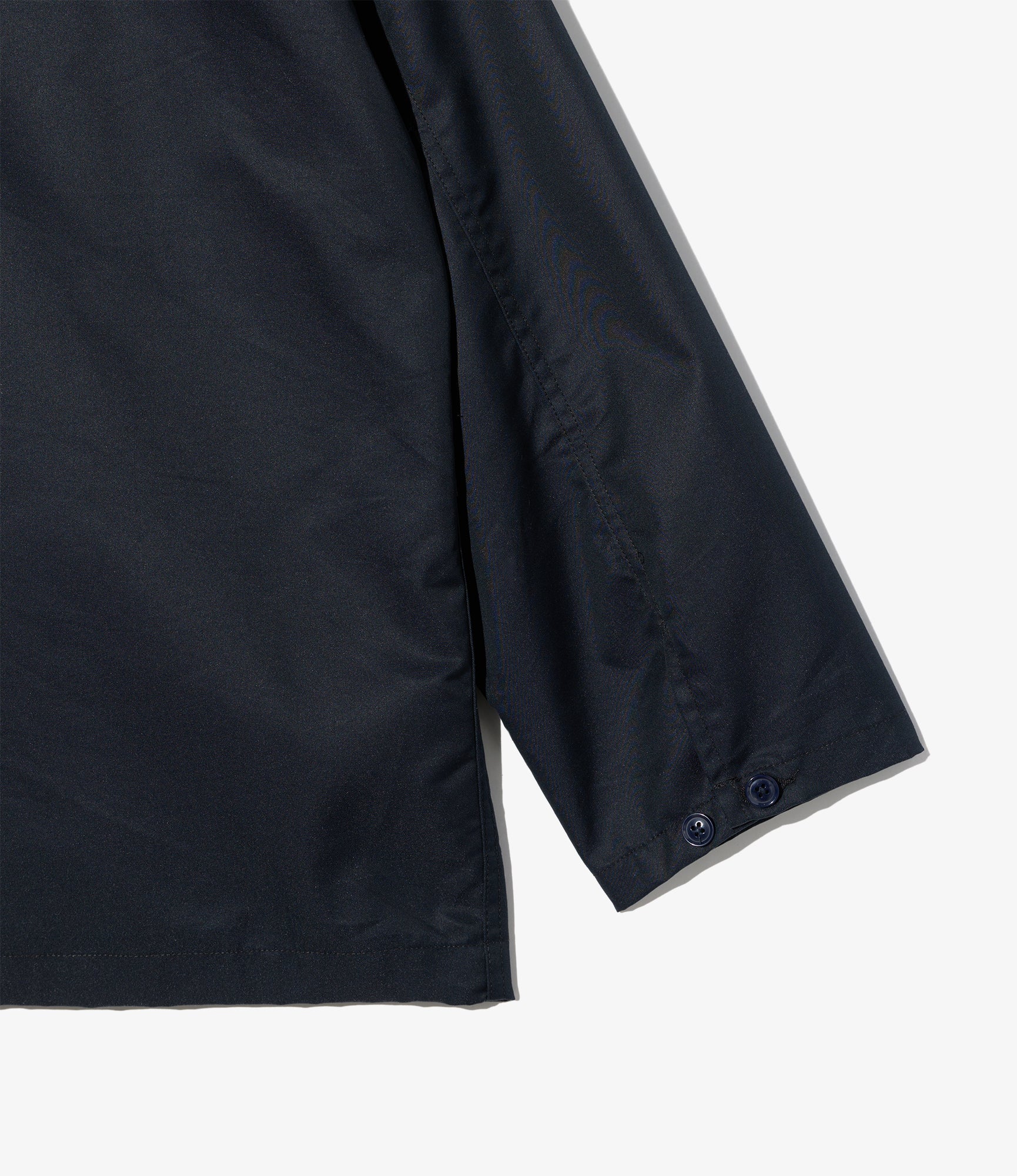 Zip Hooded Shirt - Dk. Navy CP Iridescent Twill