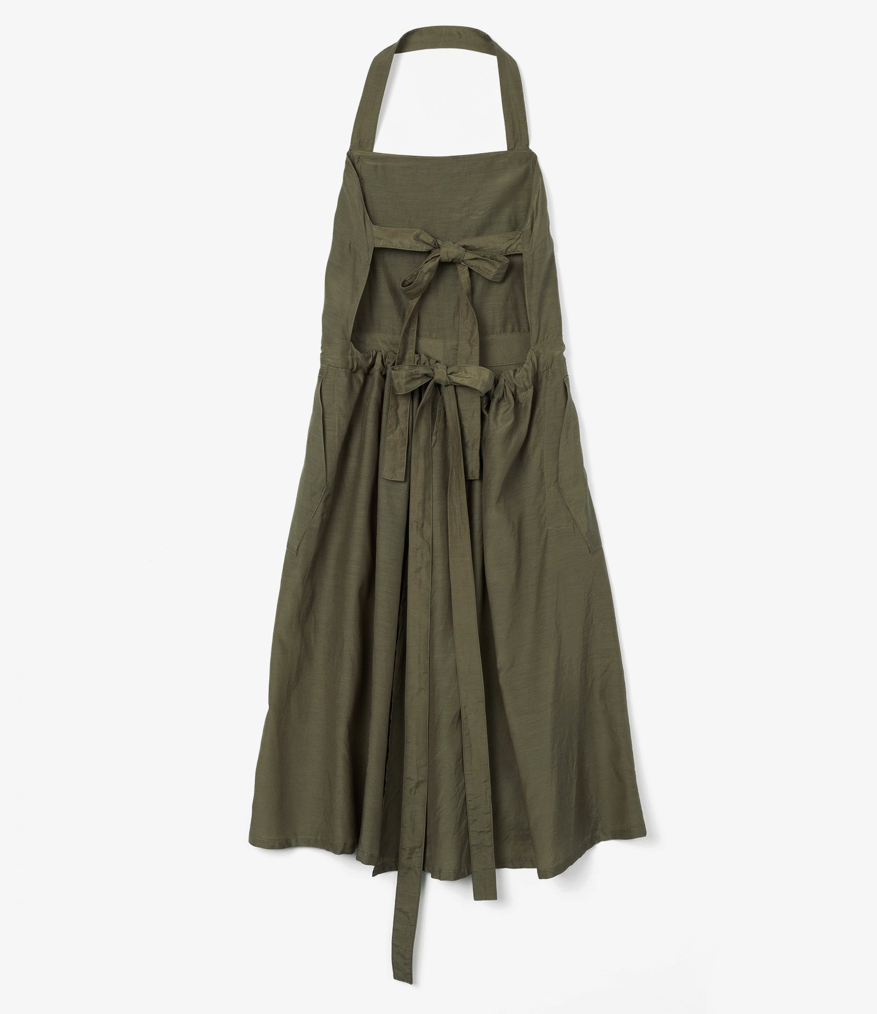Women's Craft Dress - Olive Sheer Cupro