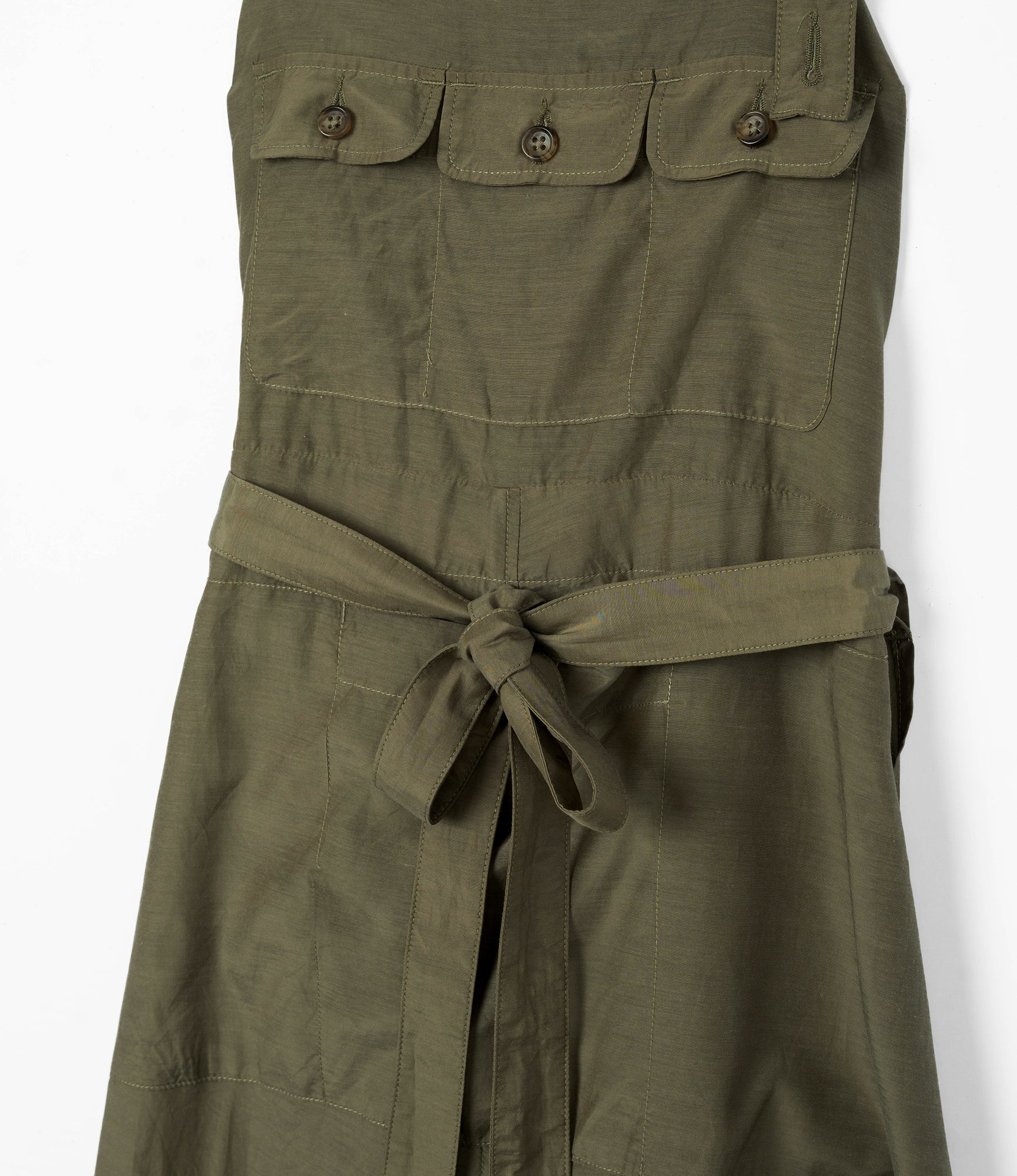 Women's Craft Dress - Olive Sheer Cupro